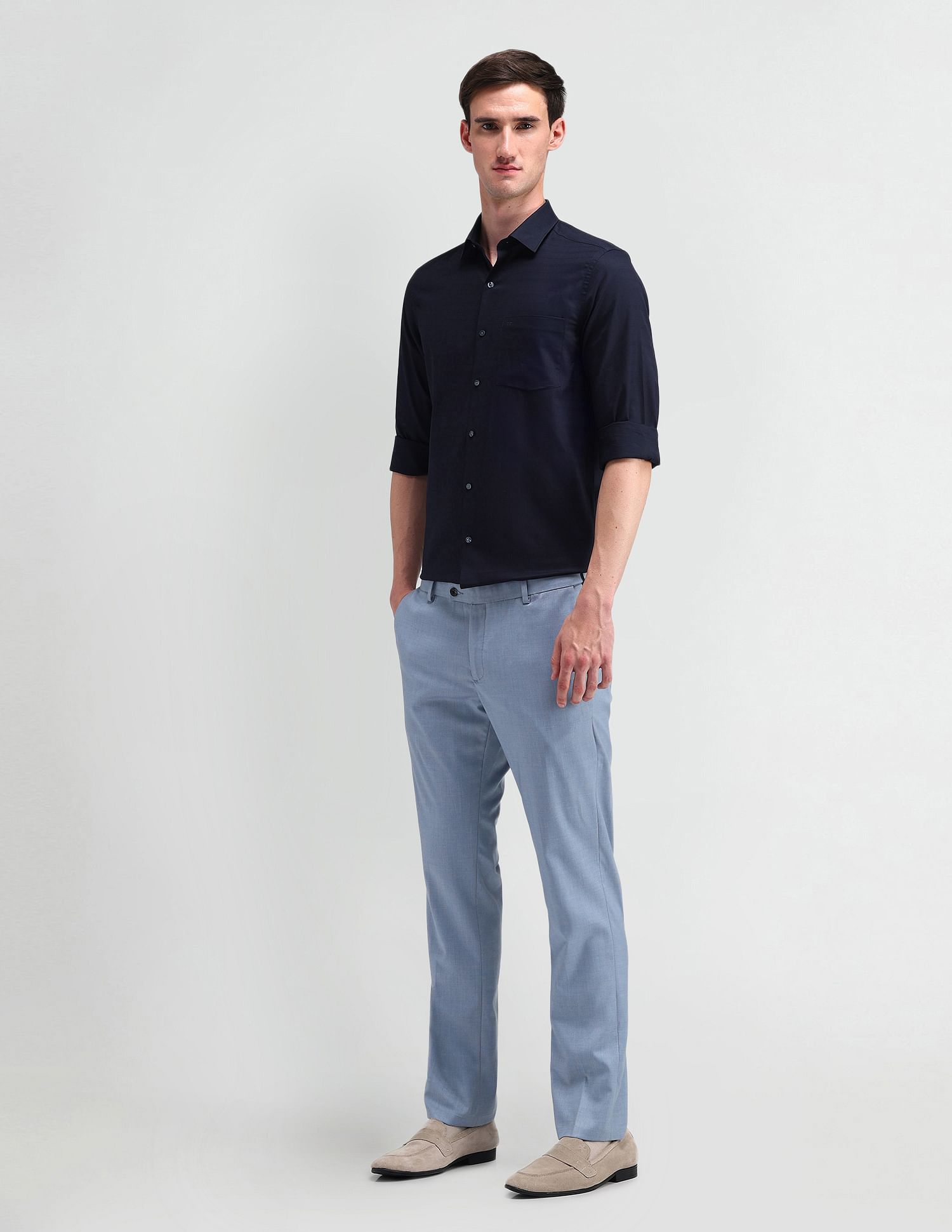 Arrow Textured Cotton Shirt