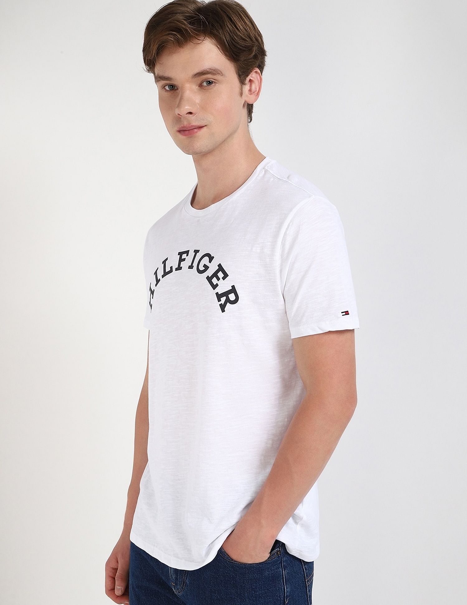 Tommy Hilfiger Logo Regular-Fit Cotton T-Shirt