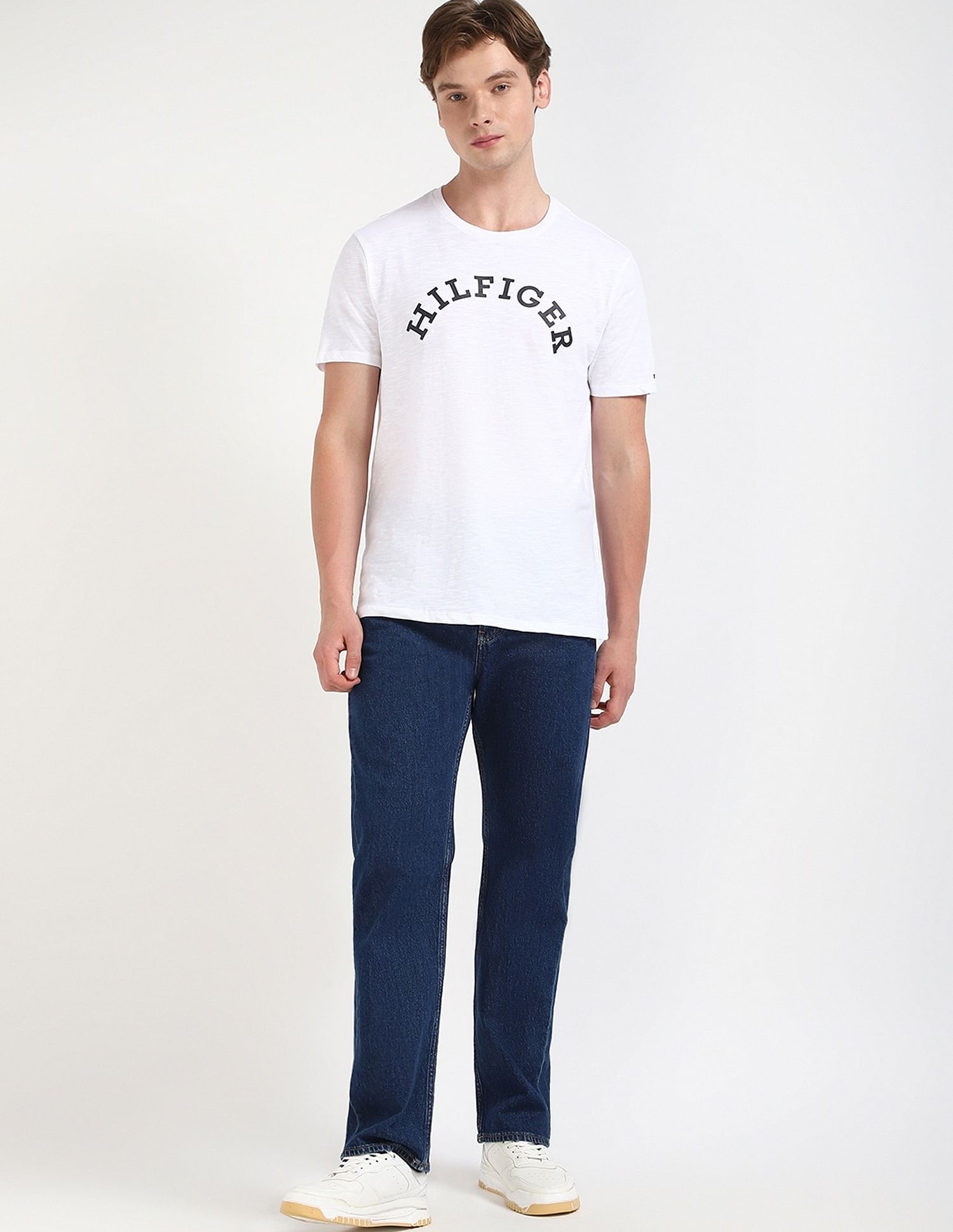 Tommy Hilfiger Logo Regular-Fit Cotton T-Shirt