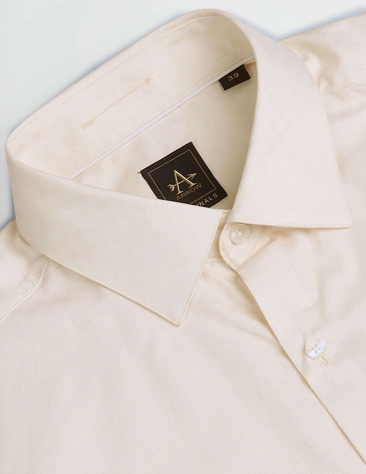 Arrow Geometric Pattern Twill Shirt
