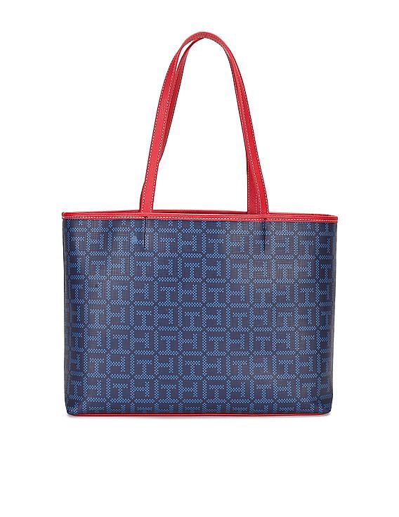 TOMMY HILFIGER Jacquard Zipper Closure Women's Casual Tote Bag (Tote), Shop Now at , India's No.1 Online Shopping destination