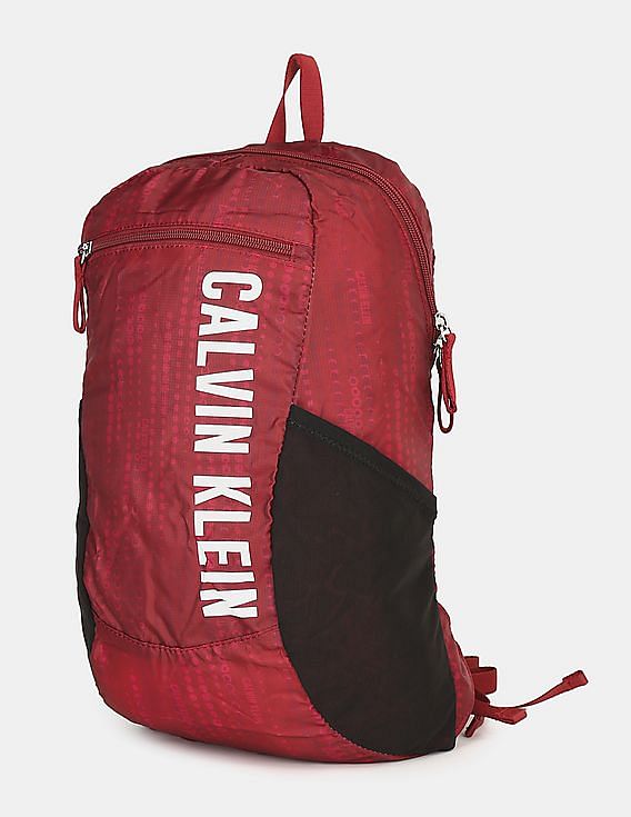 Calvin klein deals red backpack