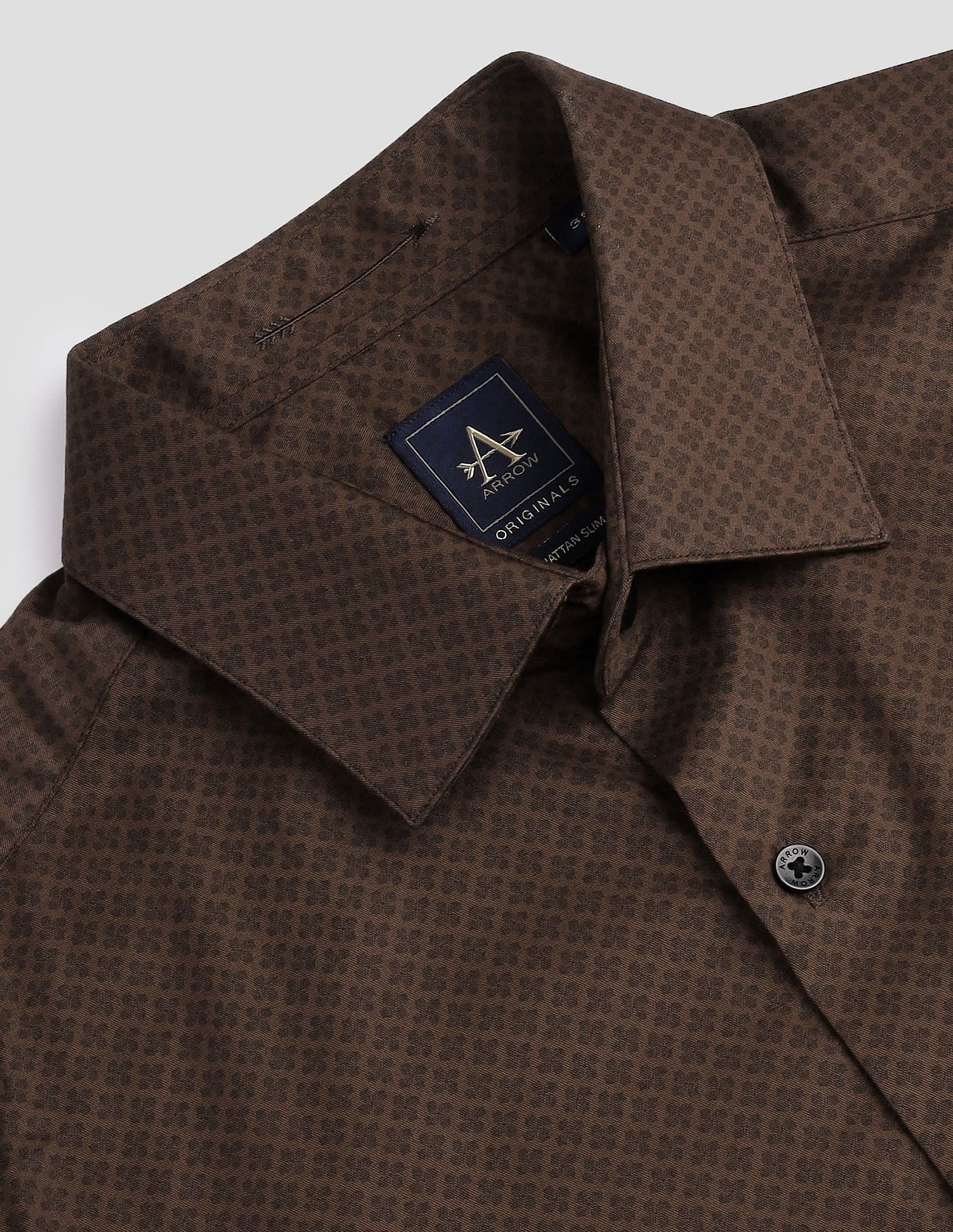 Arrow Geometric Print Pure Cotton Shirt