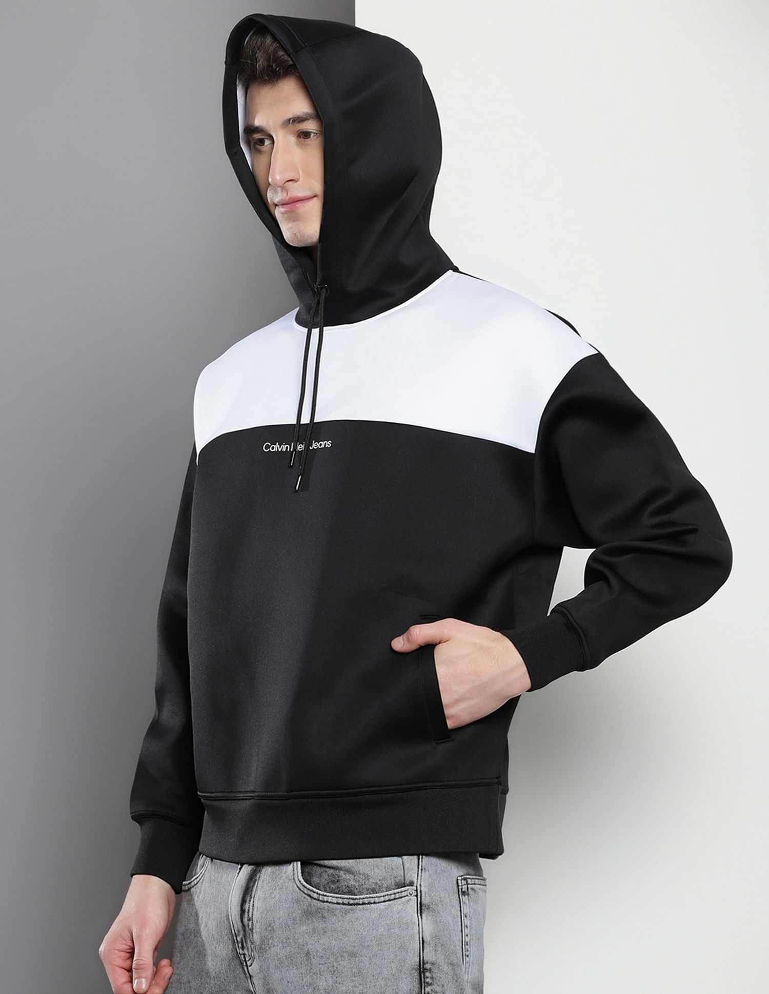 Calvin Klein Relaxed Fit Colour Block Sweatshirt