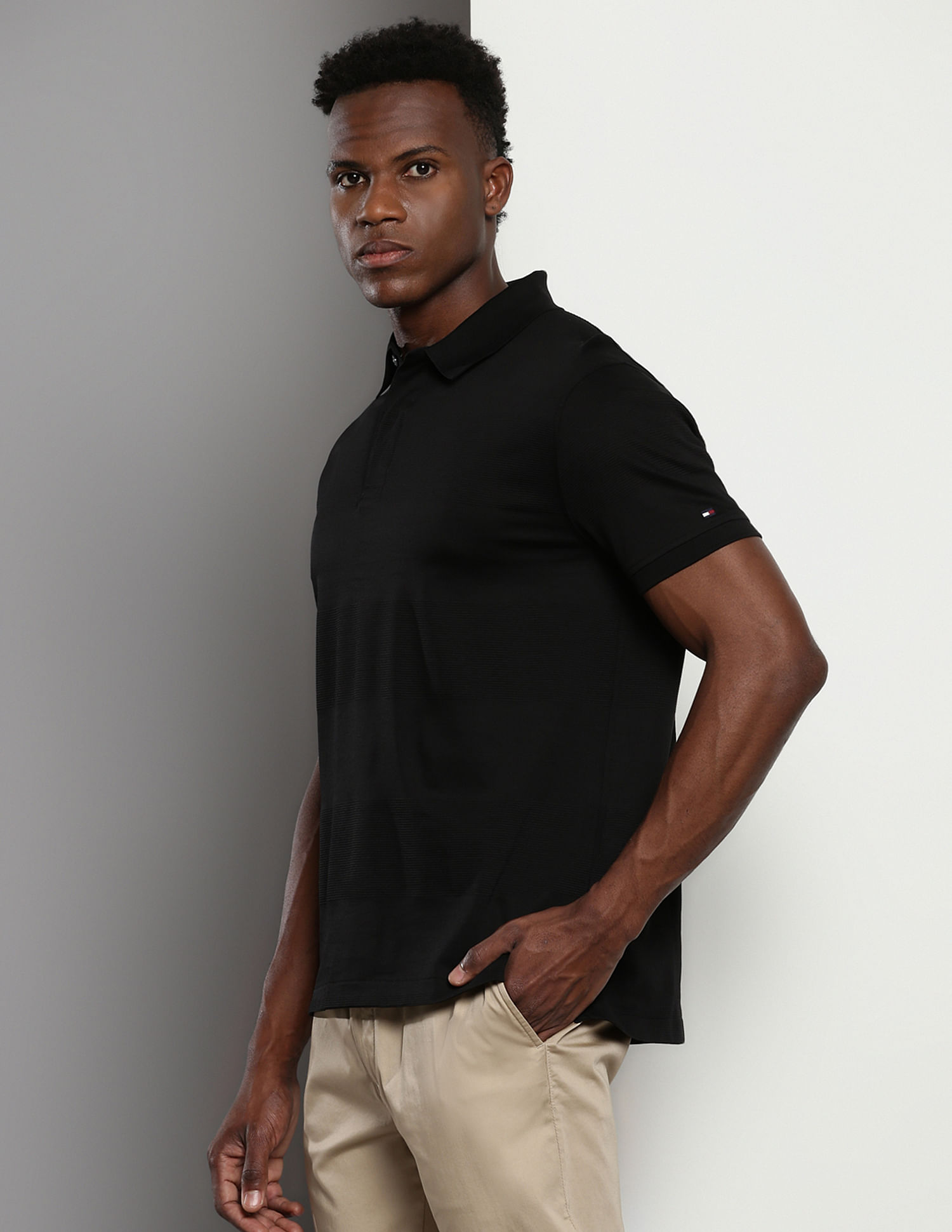 Tommy Hilfiger Sustainable Horizontal Stripe Polo Shirt