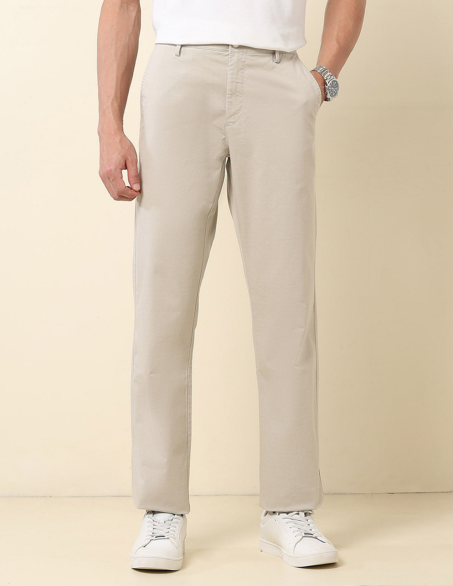 U.S. Polo Assn. Riley Straight Fit Twill Trousers