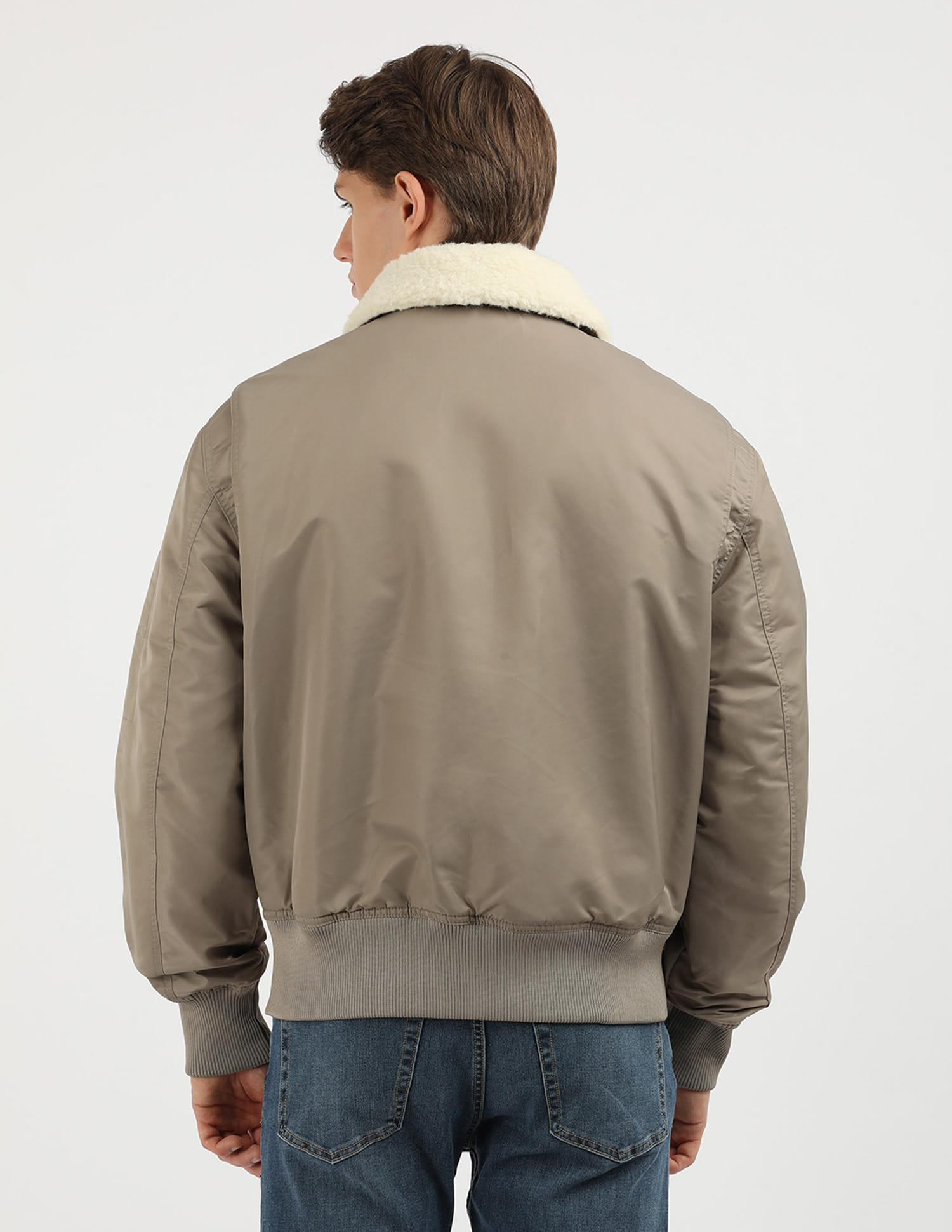 Buy Calvin Klein Jeans Aviator Sherpa Jacket