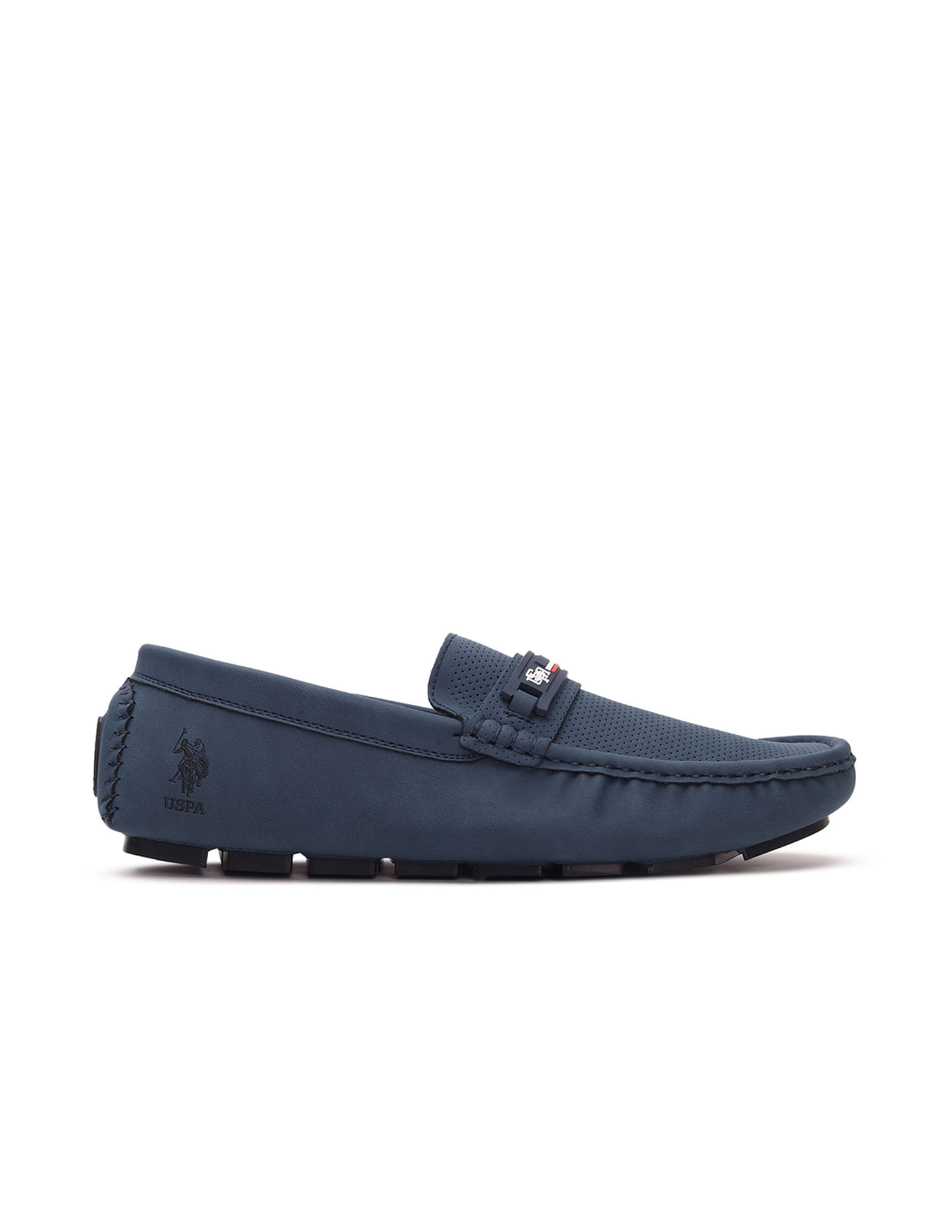 Buy U.S. Polo Assn. Men Round Toe Textured Barnes 2.0 Loafers - NNNOW.com