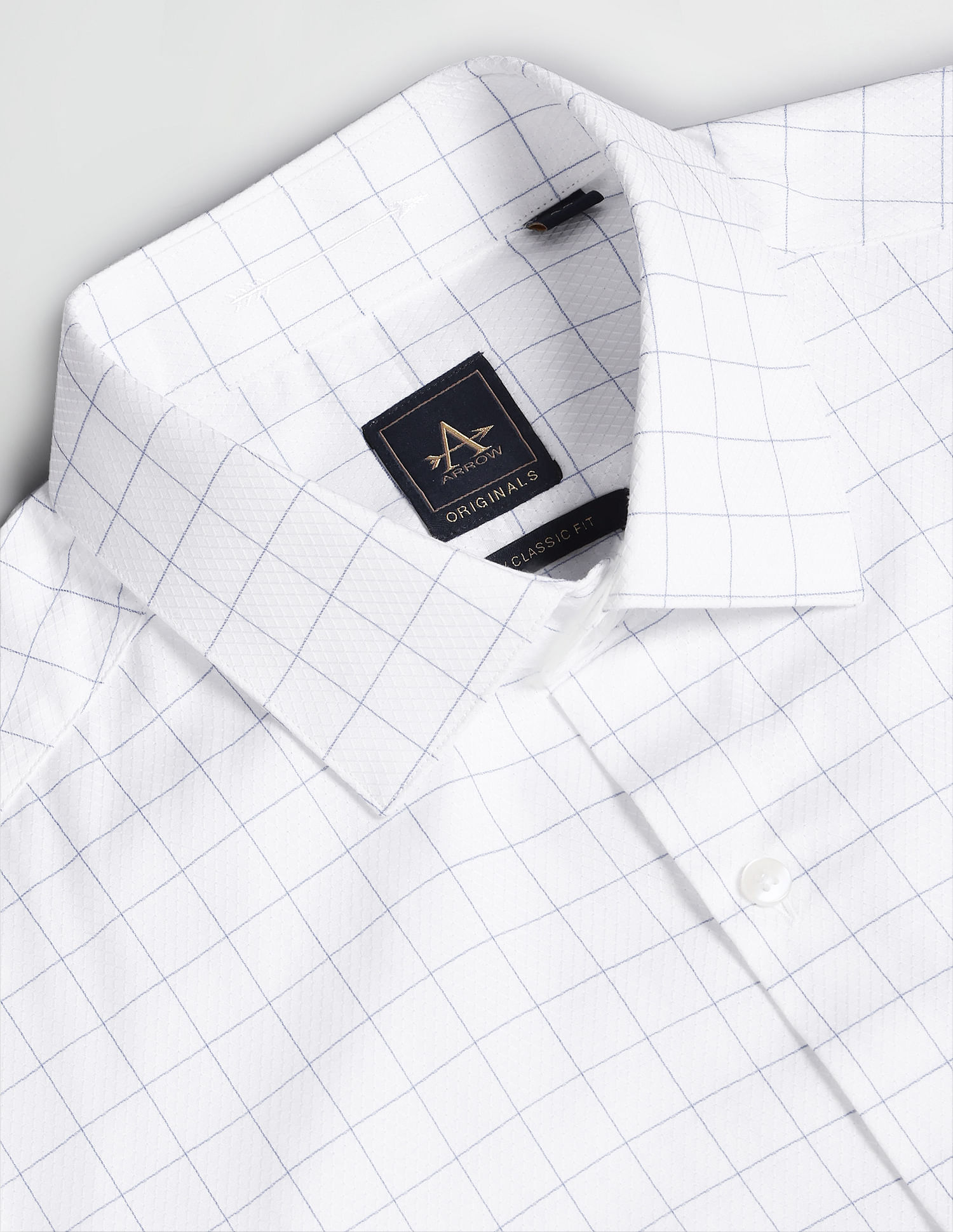 Arrow Cotton Graph Check Shirt