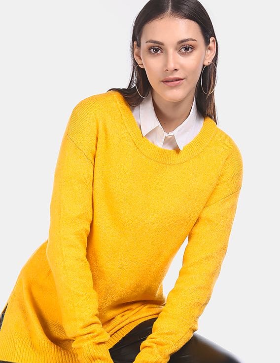 gap yellow sweater
