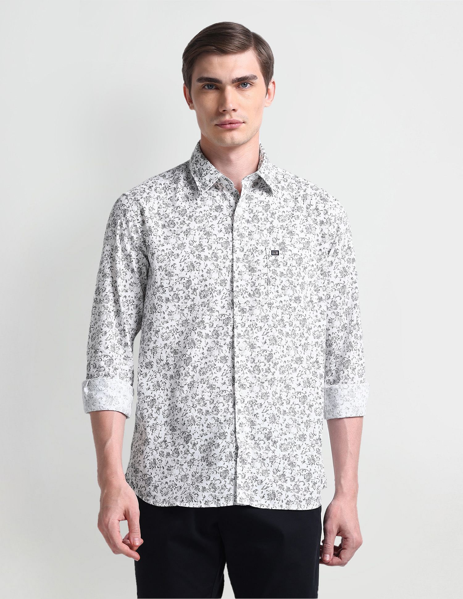 Arrow Sport All Over Print Twill Shirt