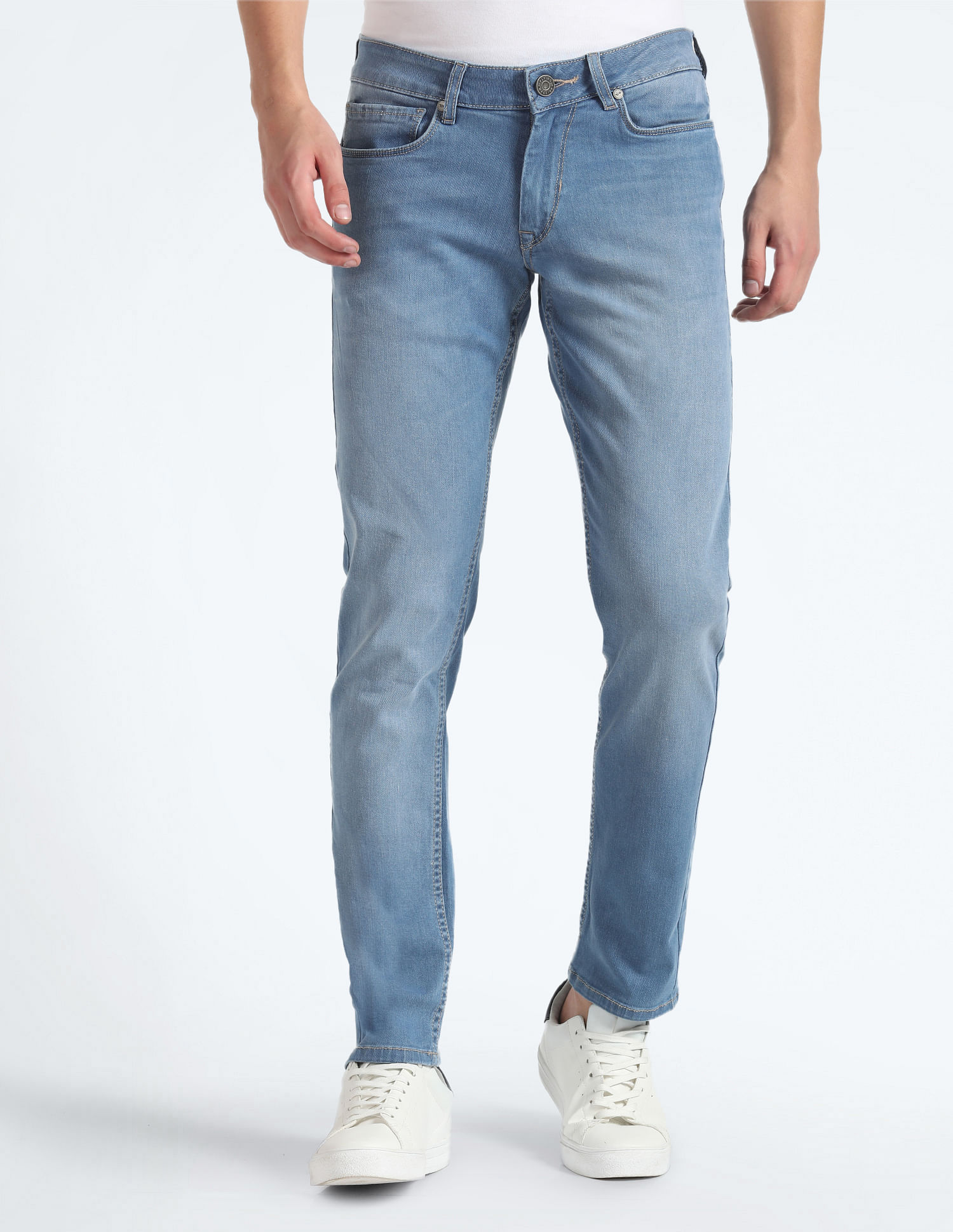 Flying Machine Jackson Super Skinny Fit Mid Rise Jeans