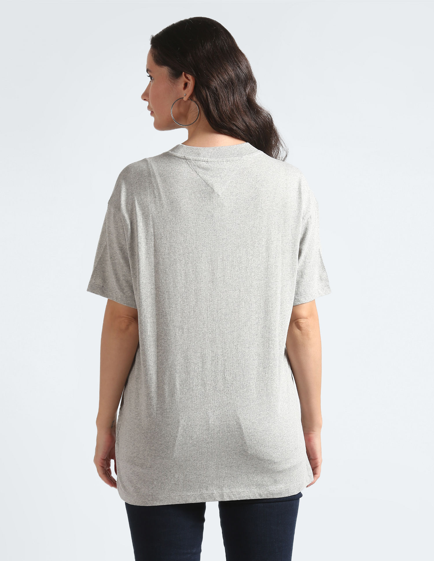 Tommy Hilfiger Crew Neck Oversized Basketball T-Shirt