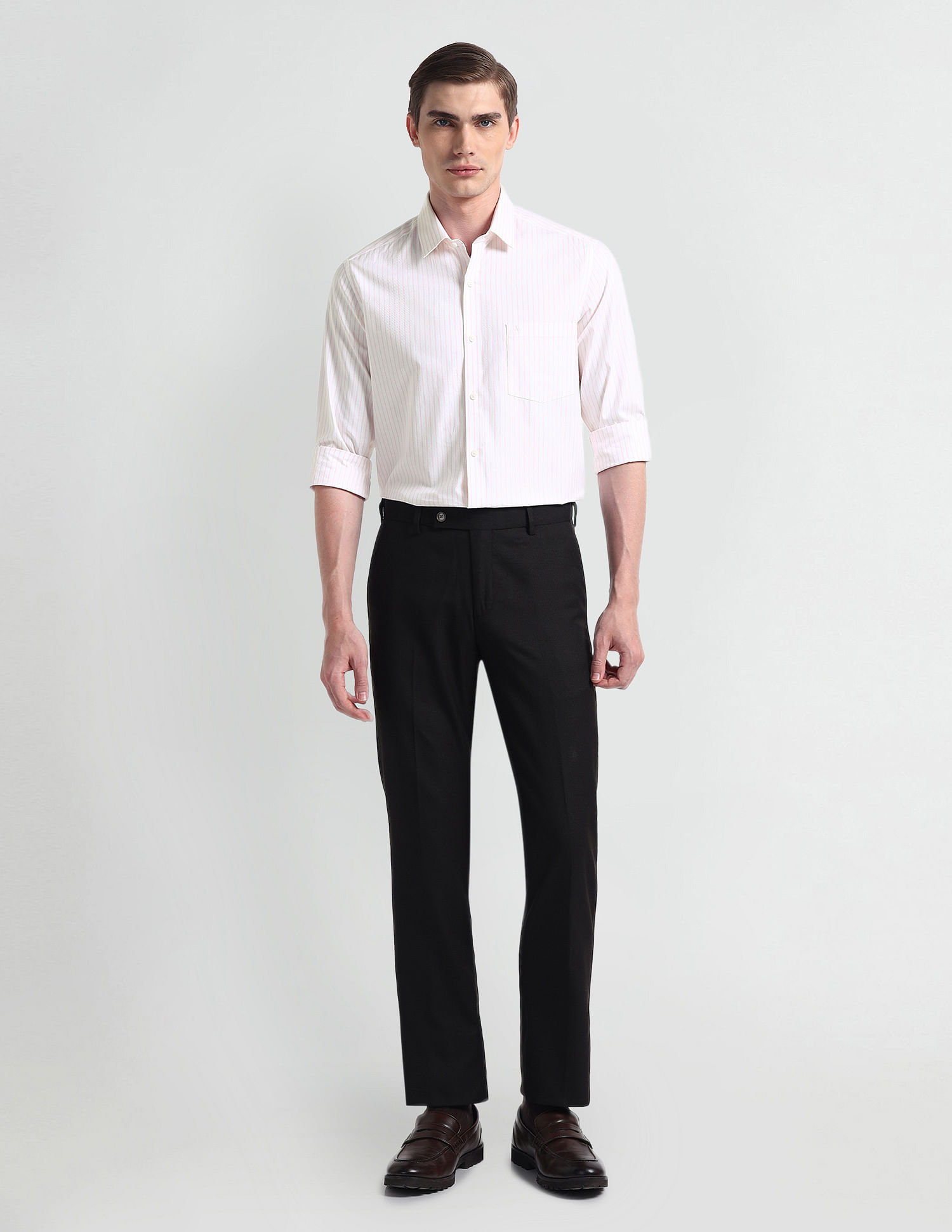 Arrow Manhattan Slim Fit Cotton Shirt