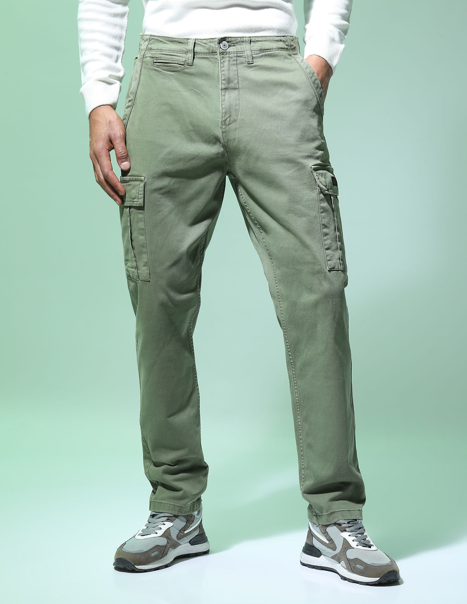 Winter Savings Clearance!YANHAIGONG Clearance Men's Casual Pure Color  Outdoors Zipper Pocket Casual Athletic Pants Sweatpants Outside Work Pants  for Man Fashion Deals - Walmart.com