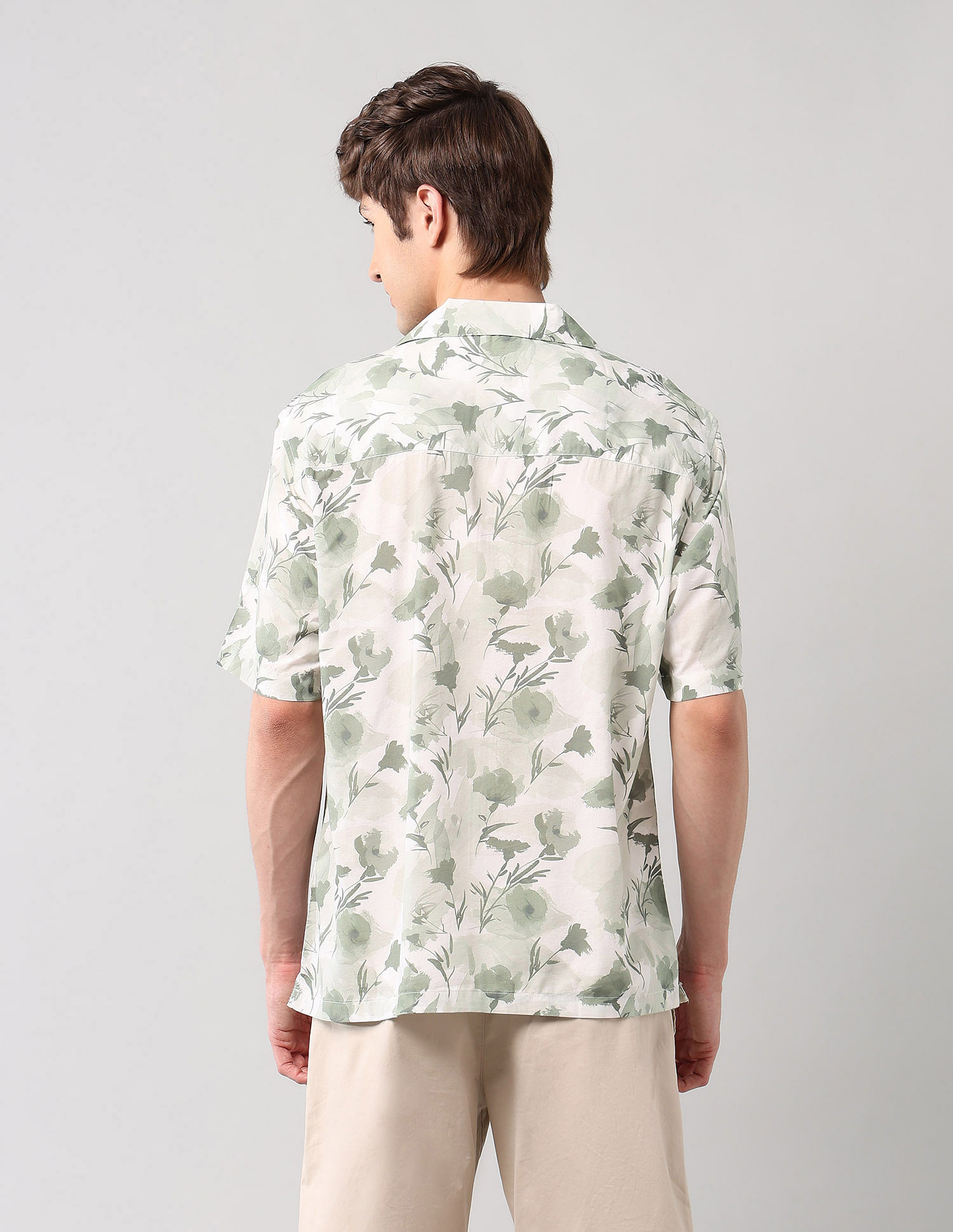 U.S. Polo Assn. Denim Co. Relaxed Fit Poplin Cuban Shirt