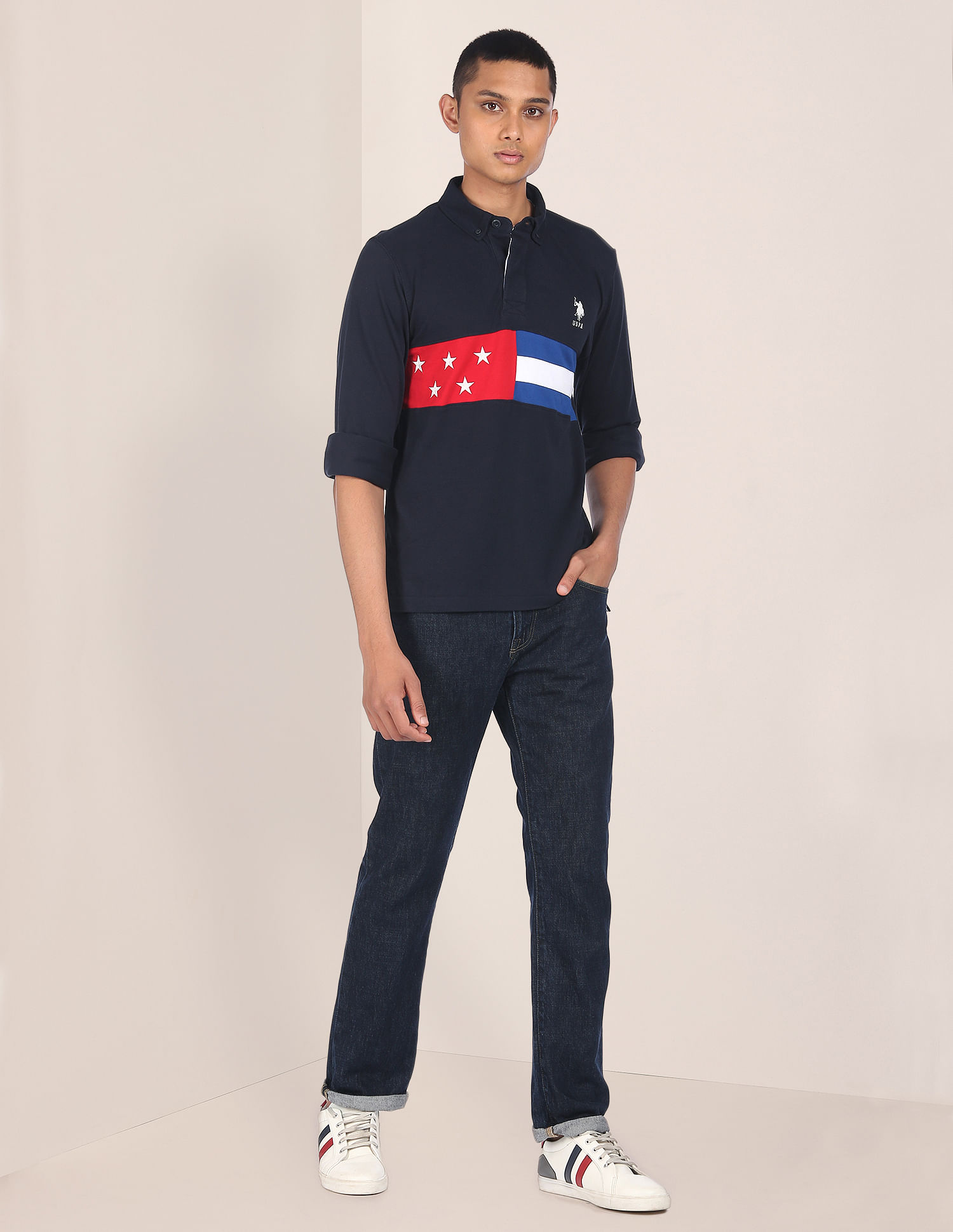 U.S. Polo Assn. Long Sleeve Polo Shirt