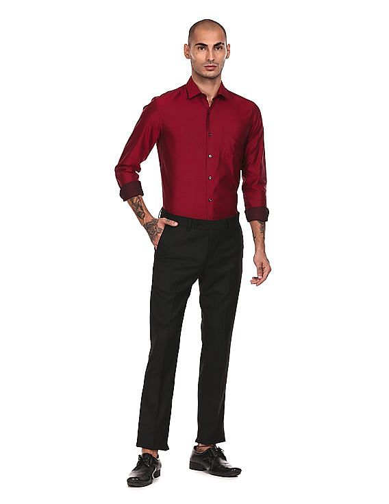 Red and black formal hot sale mens