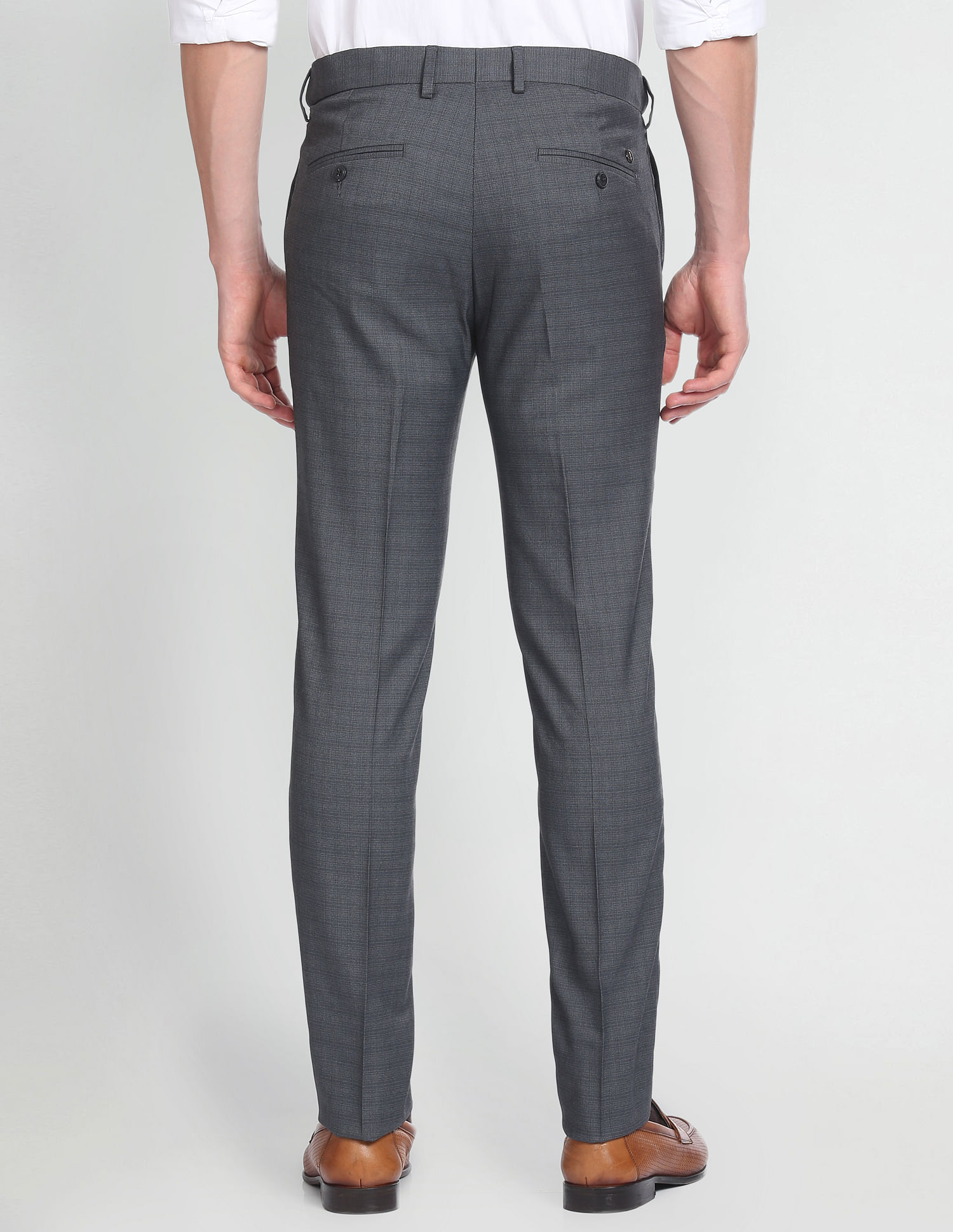 Arrow Newyork Super Slim Fit Formal Trousers