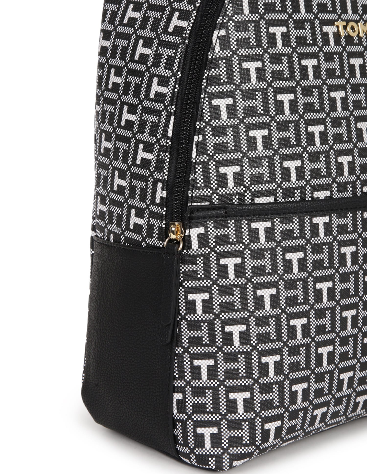 Buy Tommy Hilfiger Women Square Monogram Chelsea Backpack  display picture 2
