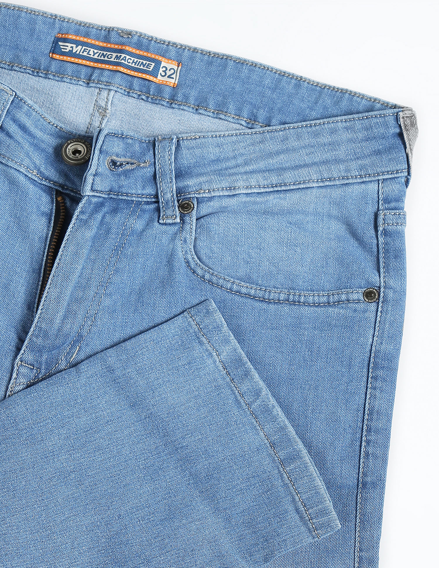 Flying Machine Jackson Skinny Fit Stonewashed Jeans