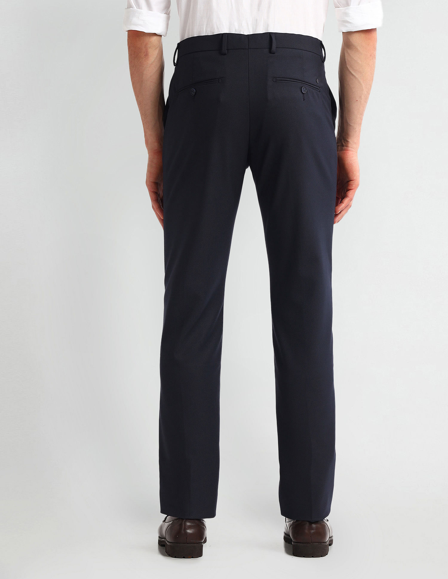 Arrow Mid Rise Tapered Fit Trousers