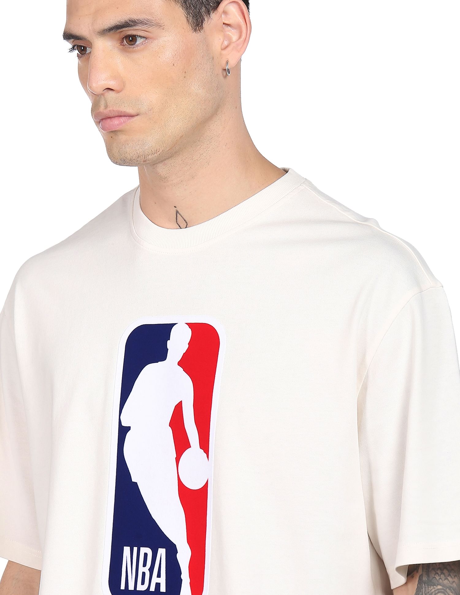 Tommy Jeans Nba t-shirt - ancient white 