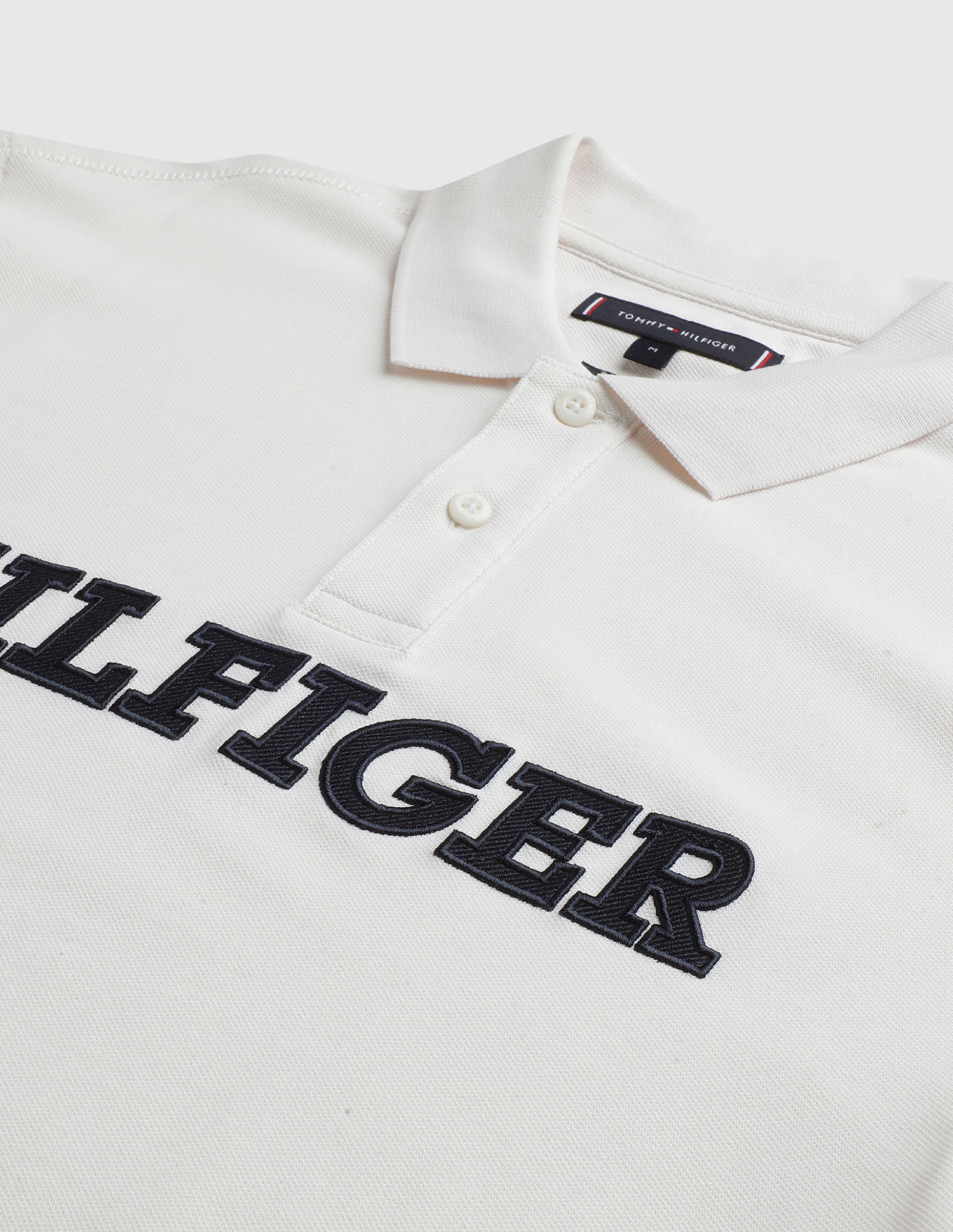 Tommy Hilfiger Monotype Applique Organic Cotton Polo Shirt