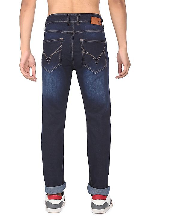 Flying Machine Mid Rise Michael Slim Tapered Fit Jeans