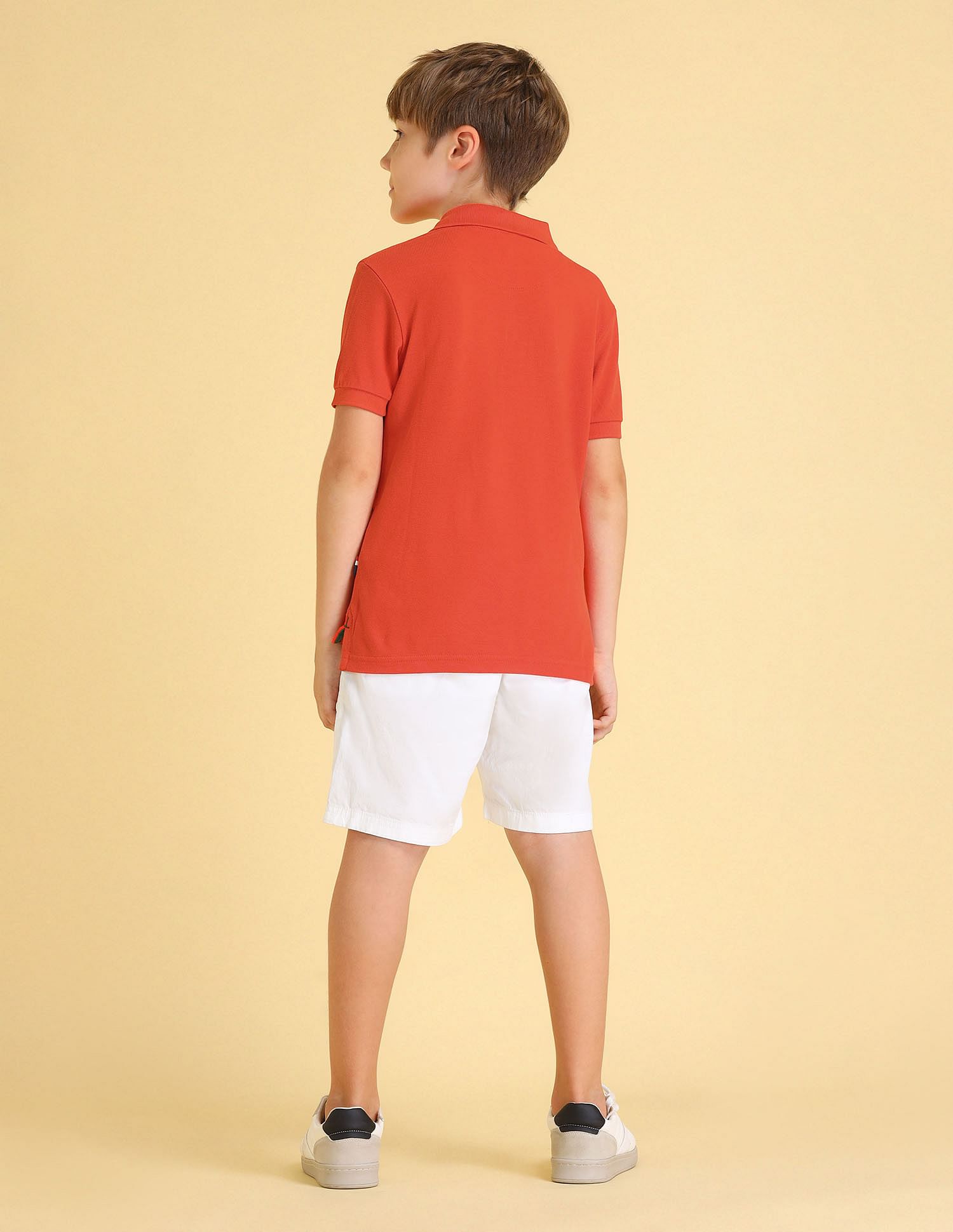 U.S. Polo Assn. Kids Boys Cotton Pique Polo Shirt