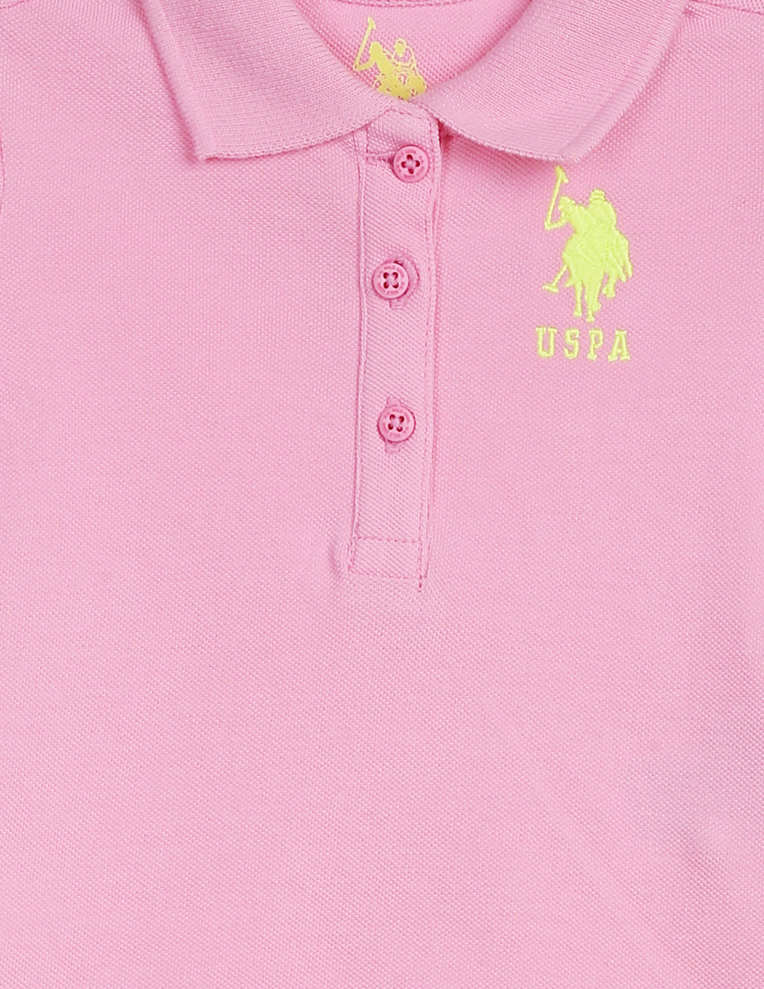 U.S. Polo Assn. Kids Puff Sleeve Cotton Polo Shirt