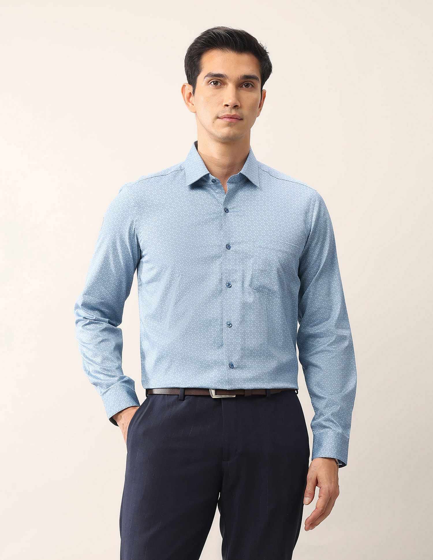 Arrow Satin Pure Cotton Ceremonial Shirt