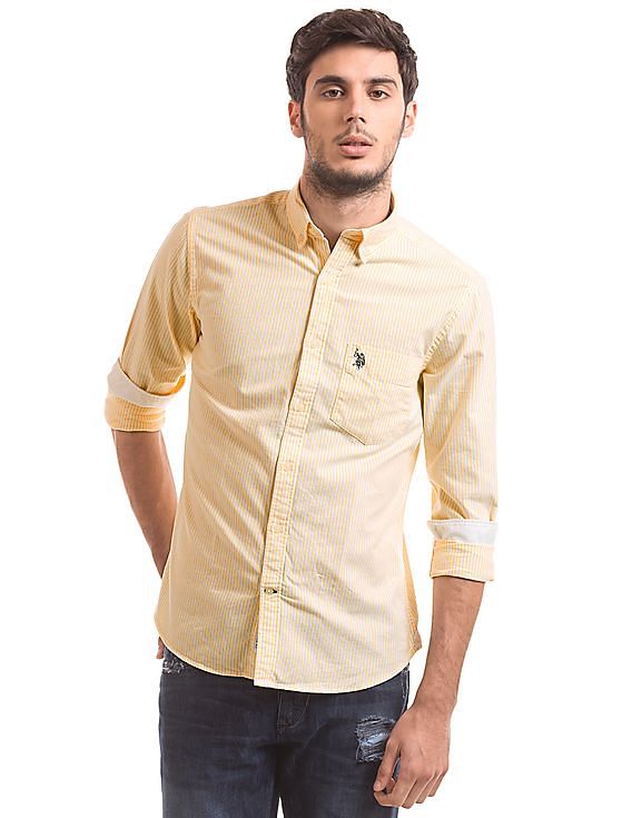 U.S. Polo Assn. Tailored Fit Striped Shirt