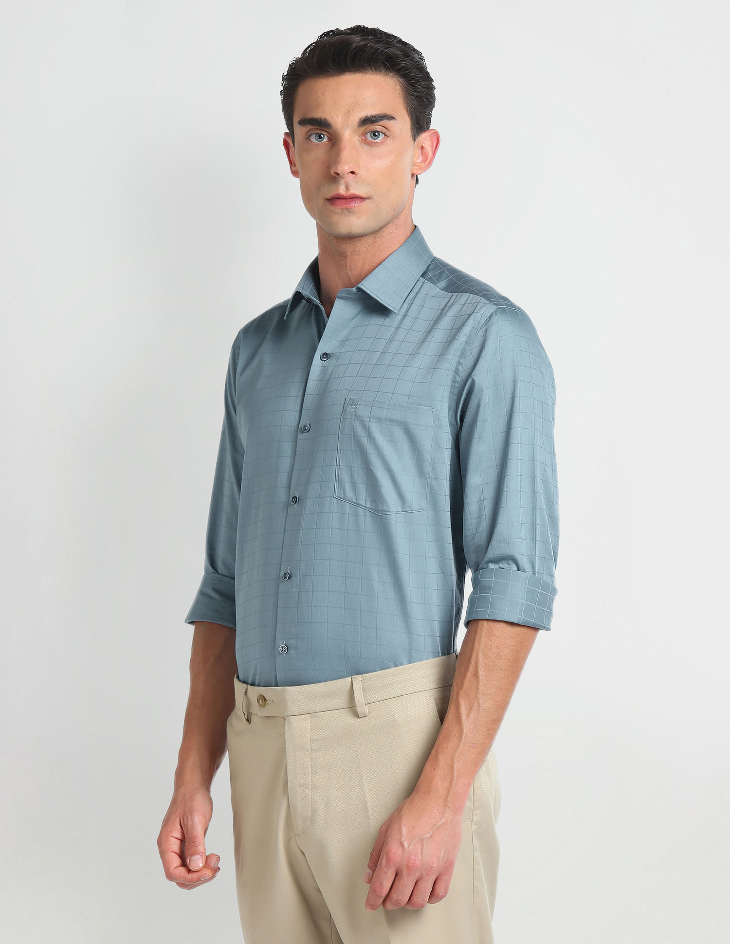 Arrow Auto Press Sateen Shirt