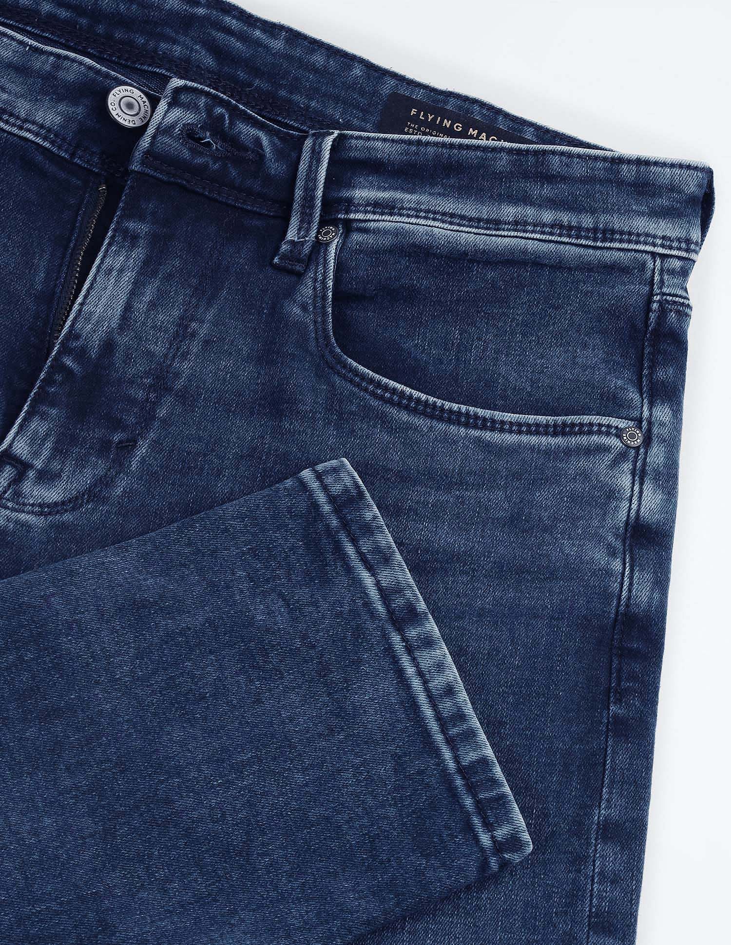 Flying Machine Slim Tapered Stone Wash Jeans