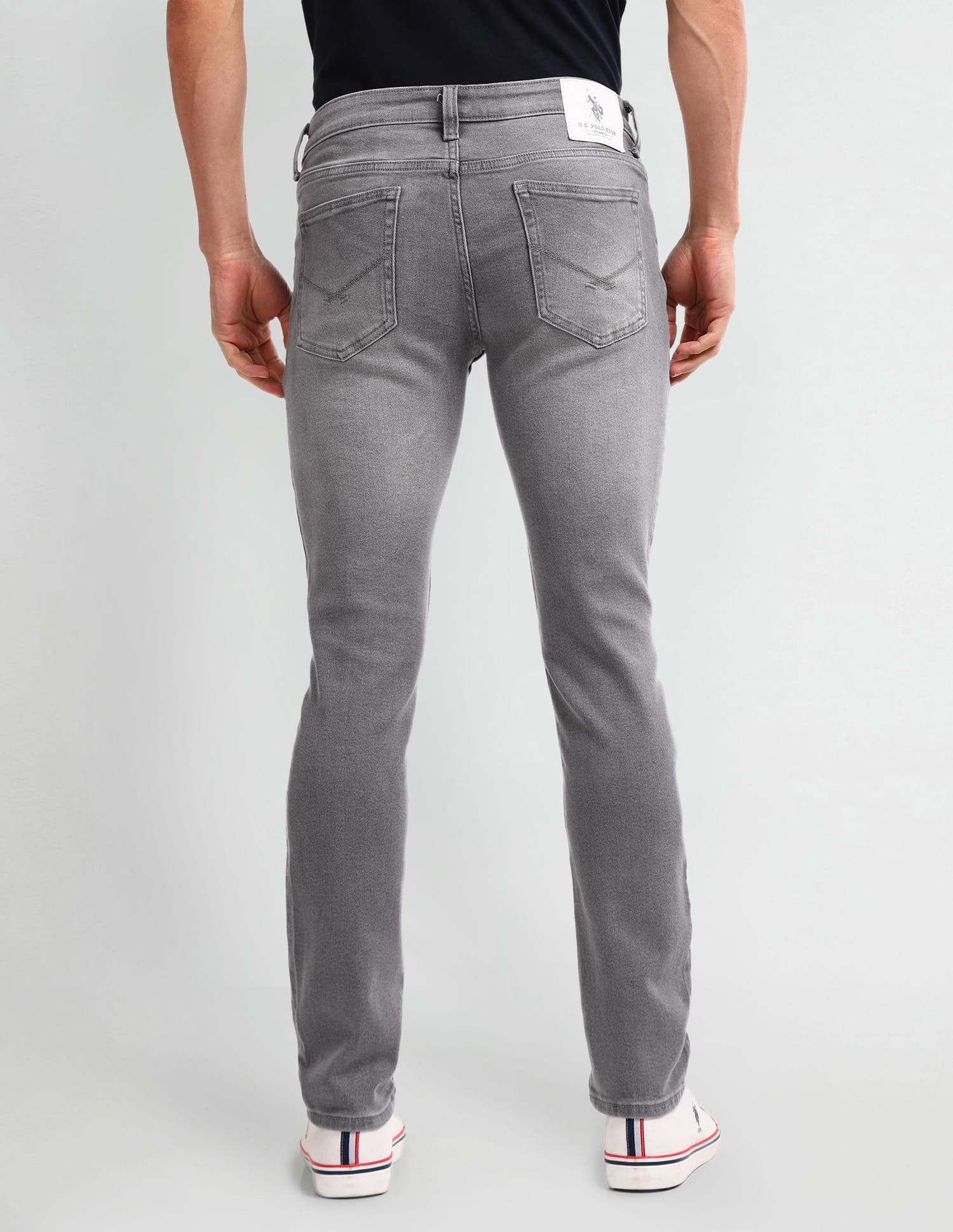 POLO JEANS COMPANY グレー ペインターデニム Buy U.S. Polo Assn. Denim Co. Brandon Slim Tapered Grey Jeans