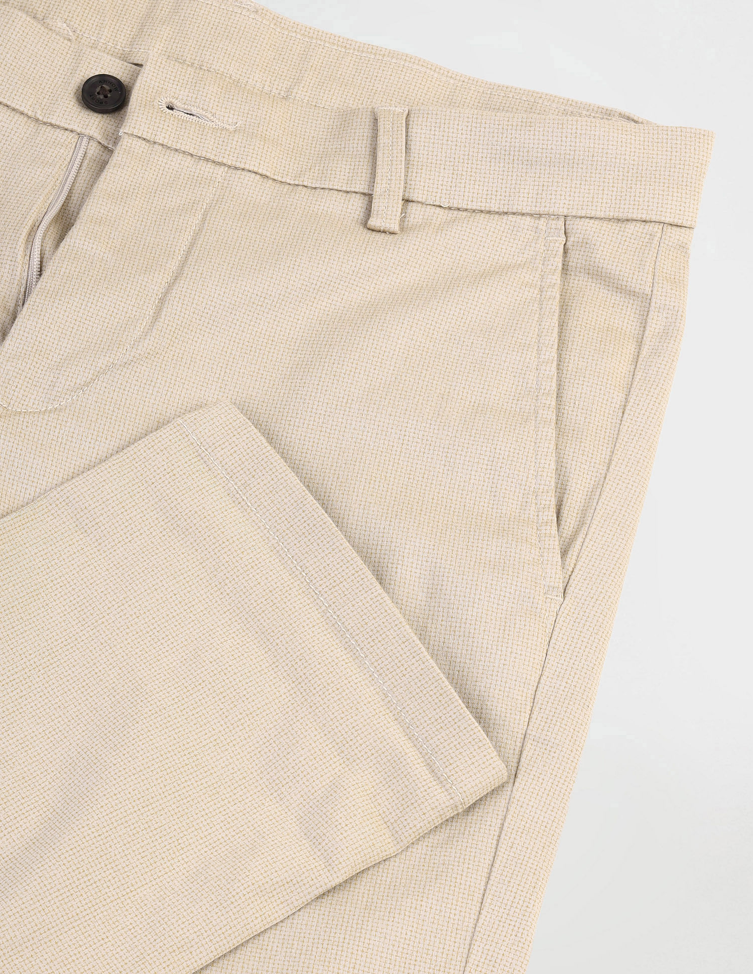 Arrow Sport Slim Fit Patterned Dobby Trousers