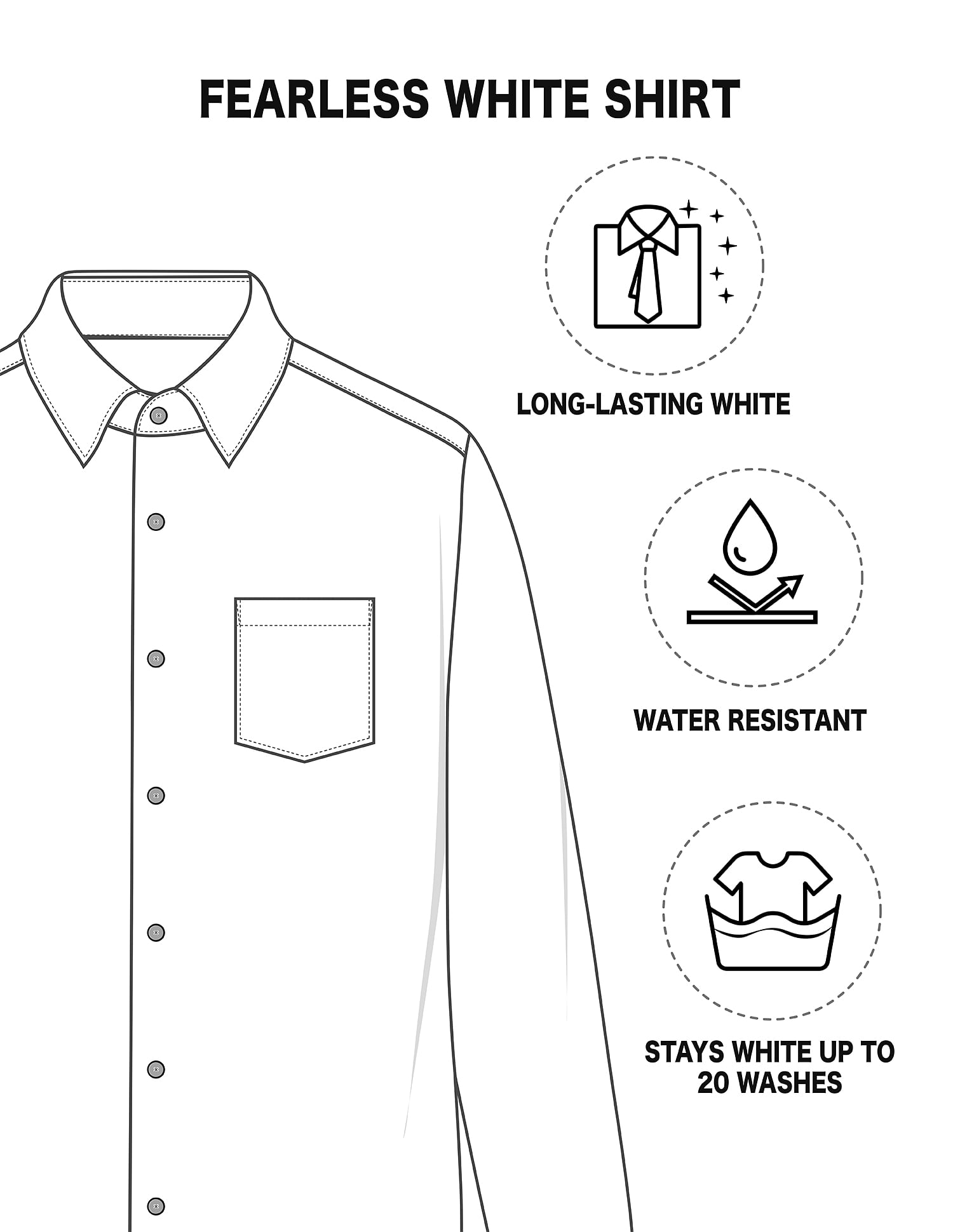 AD by Arvind Pure Cotton Fearless Formal Shirt