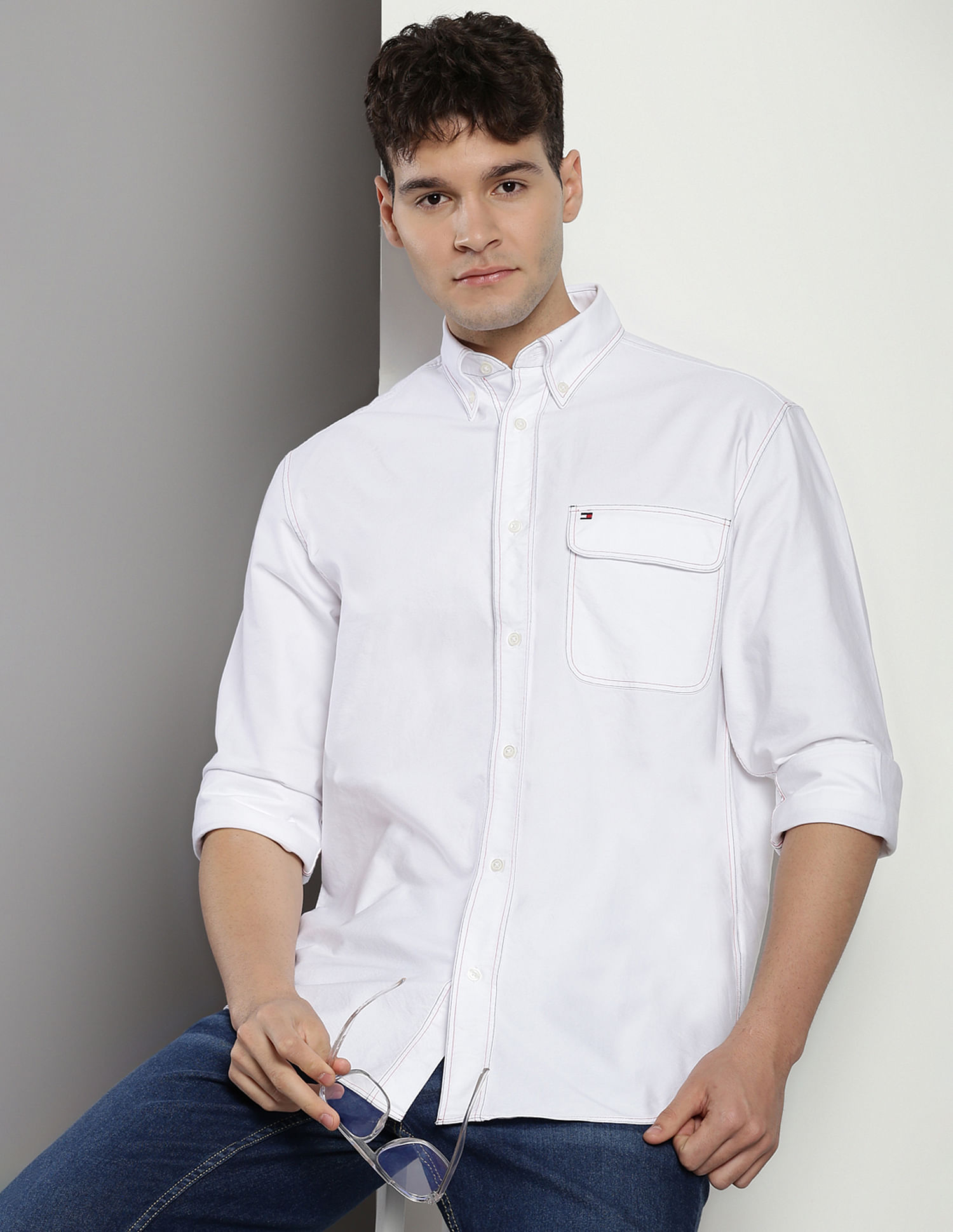 Tommy Hilfiger Sustainable Solid Oxford Shirt