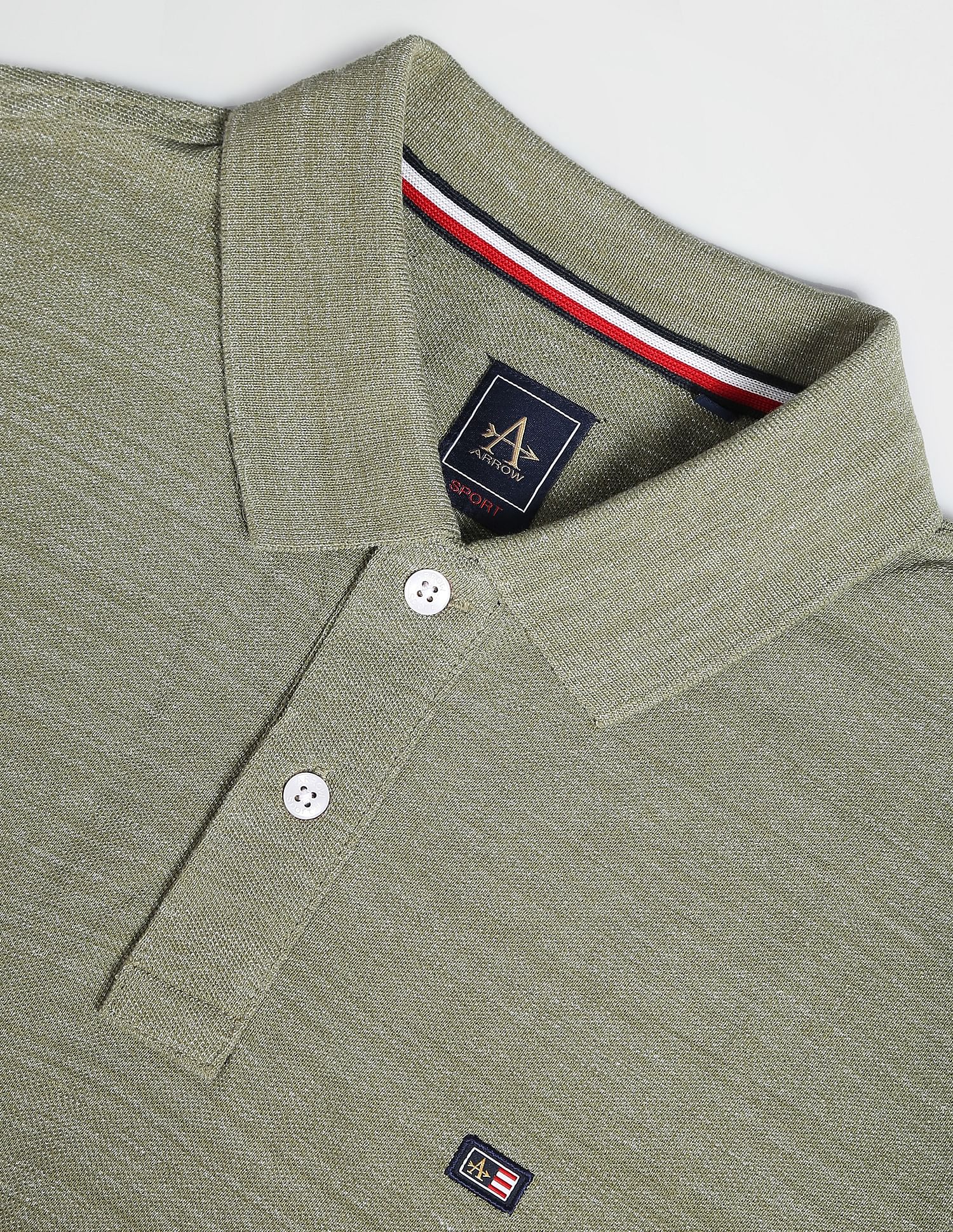 Arrow Sports Heathered Pique Polo Shirt