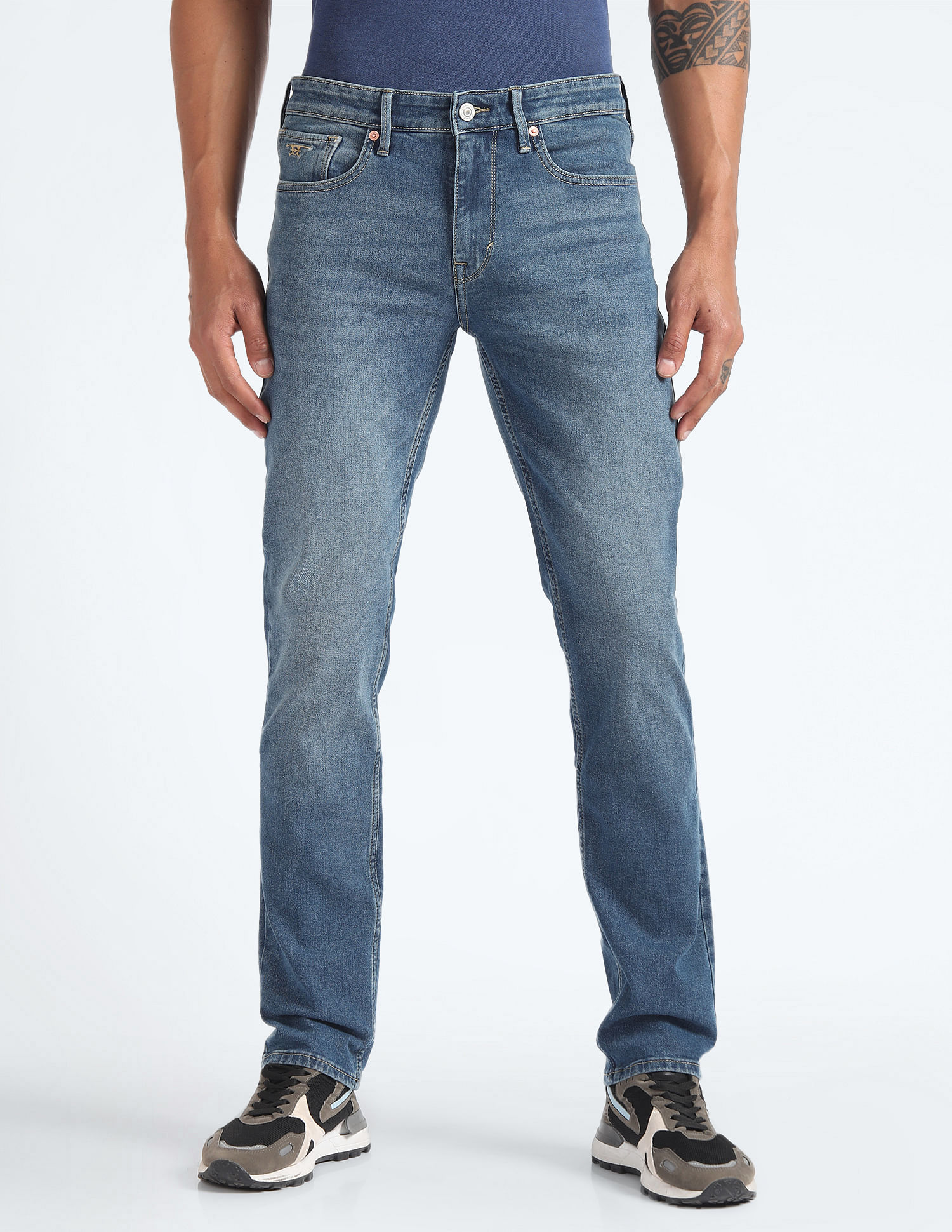 Flying Machine Freddie Slim Straight Fit Jeans