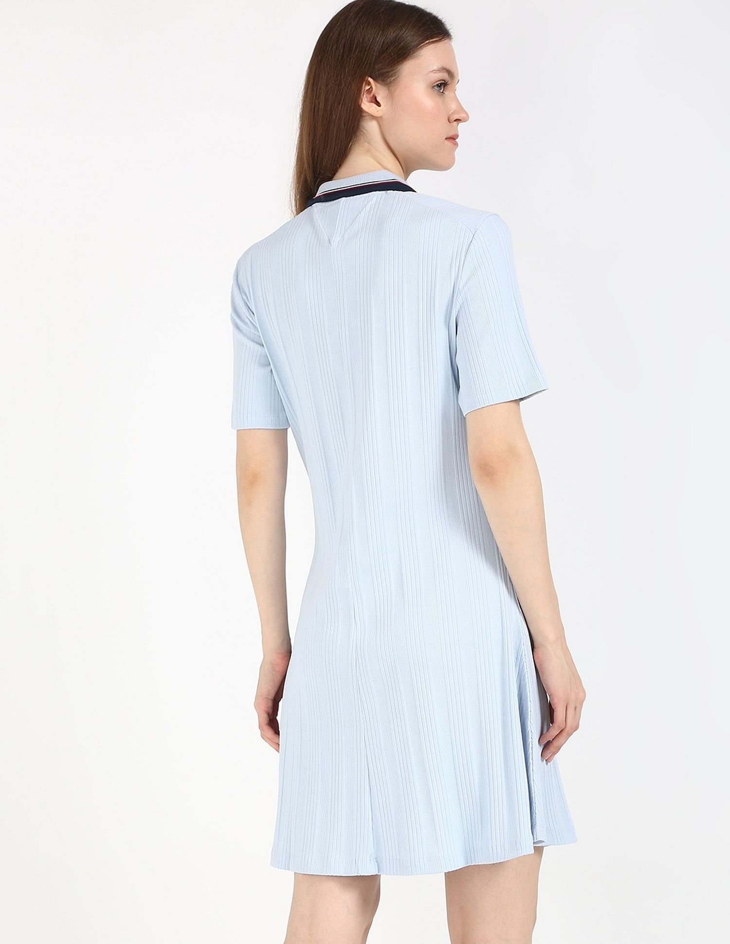 Tommy Hilfiger Cotton Polo Collar T-Shirt Dress