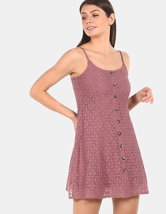 lace up plaid asymmetrical dress Timelapse Asymmetrical Splice Mini Dress Blue / Green Plaid