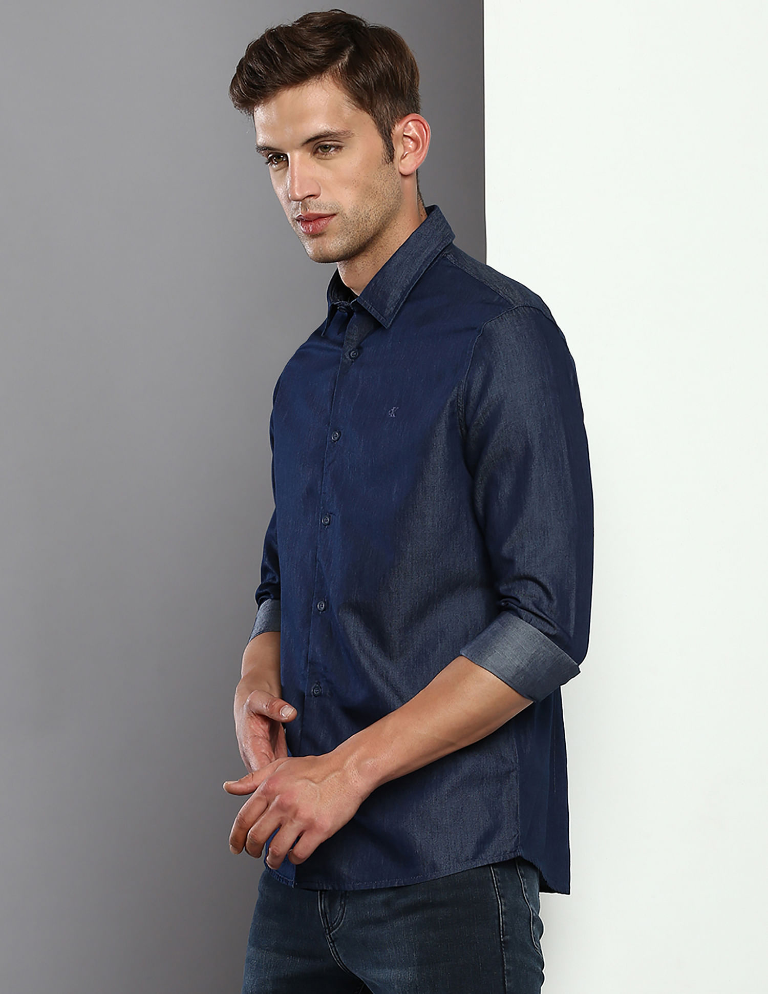 Calvin Klein Jeans Pure Cotton Chambray Shirt