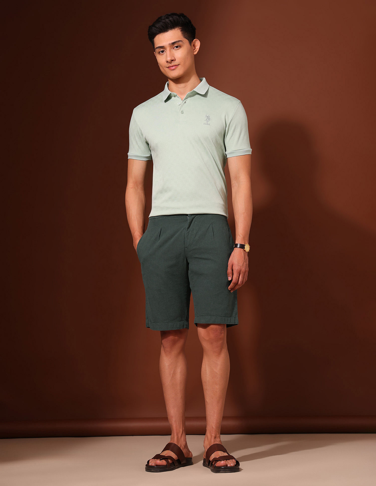 U.S. Polo Assn. Working Holiday Slim Fit Shorts