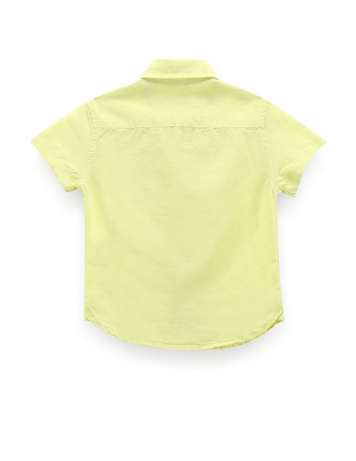 U.S. Polo Assn. Kids Boys Spread Collar Solid Shirt