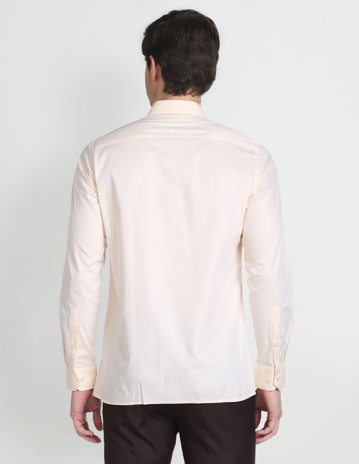 Arrow Self Design Classic Formal Shirt