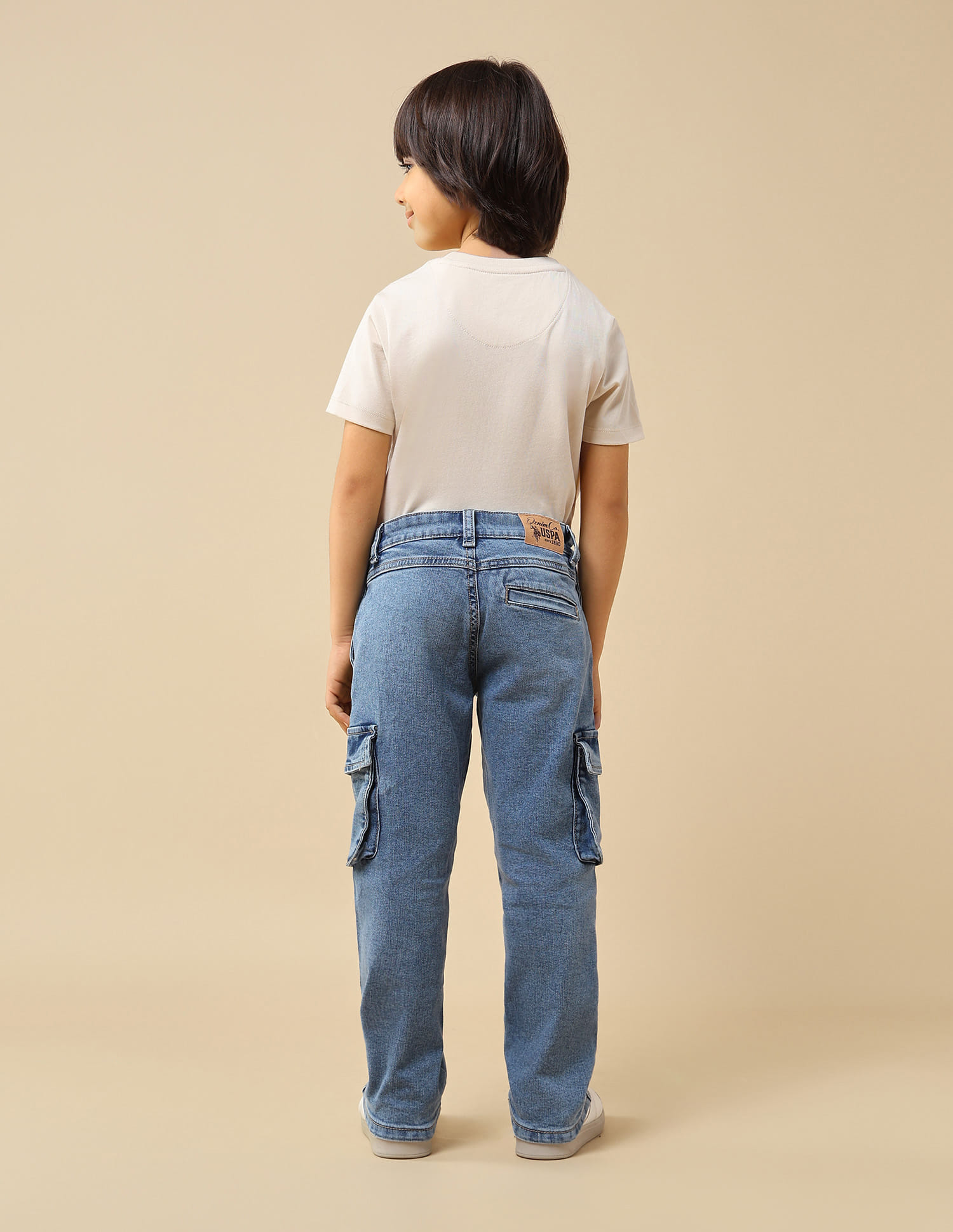 Buy U.S. Polo Assn. Kids Boys Relaxed Fit Cargo Jeans - NNNOW.com