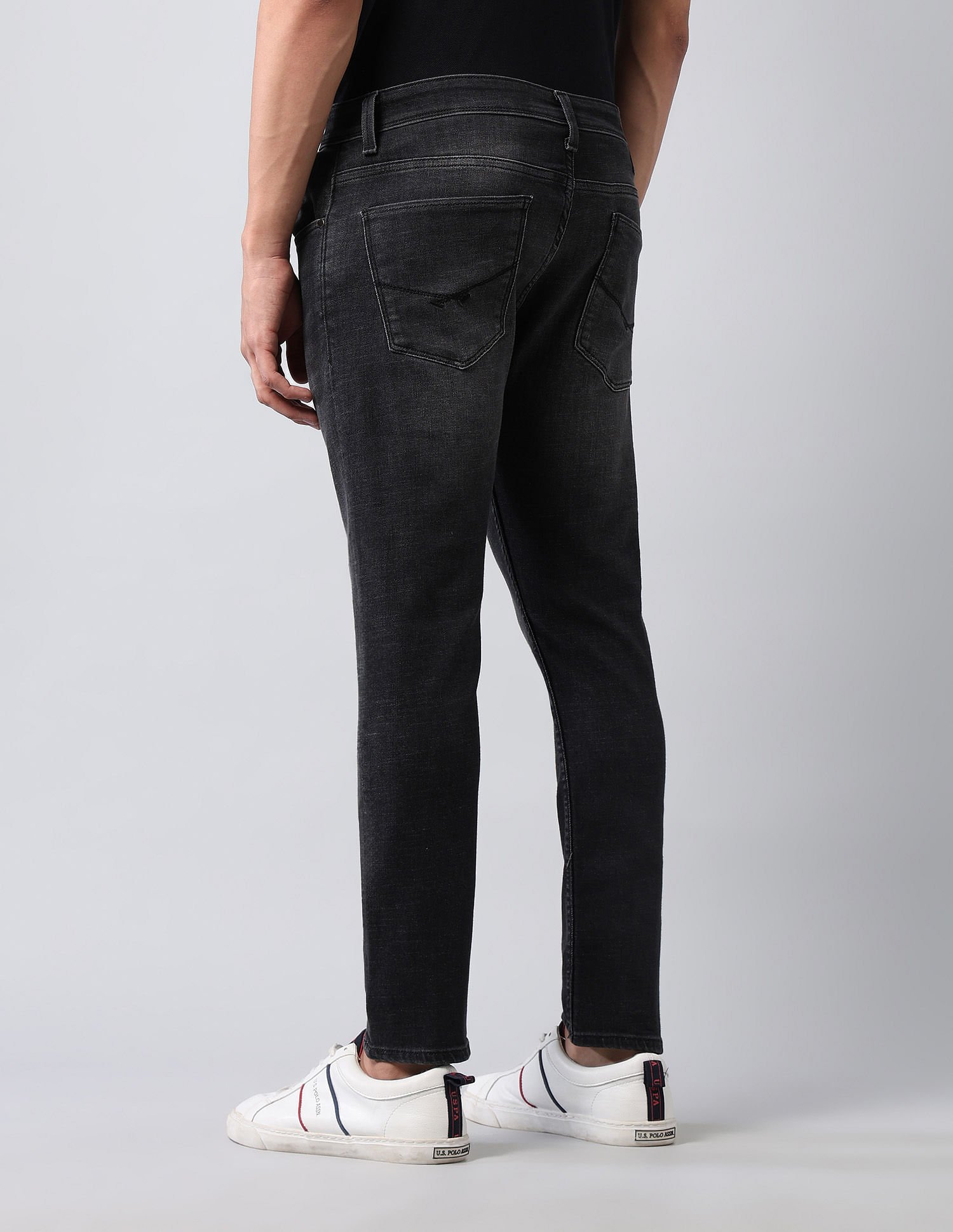 U.S. Polo Assn. Denim Co. Henry Tapered Fit  Black Jeans