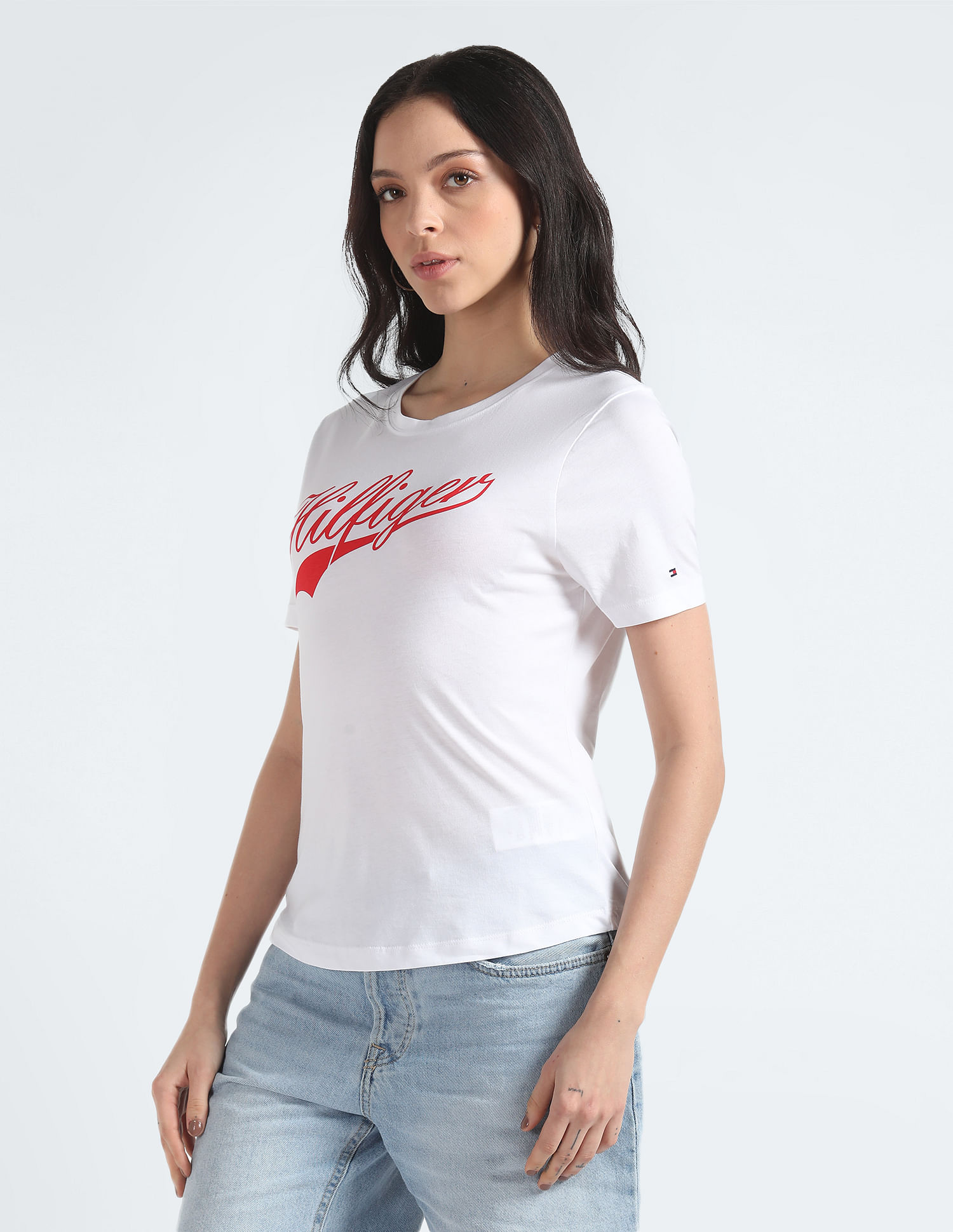 Tommy Hilfiger Slim Fit Brand Print T-Shirt